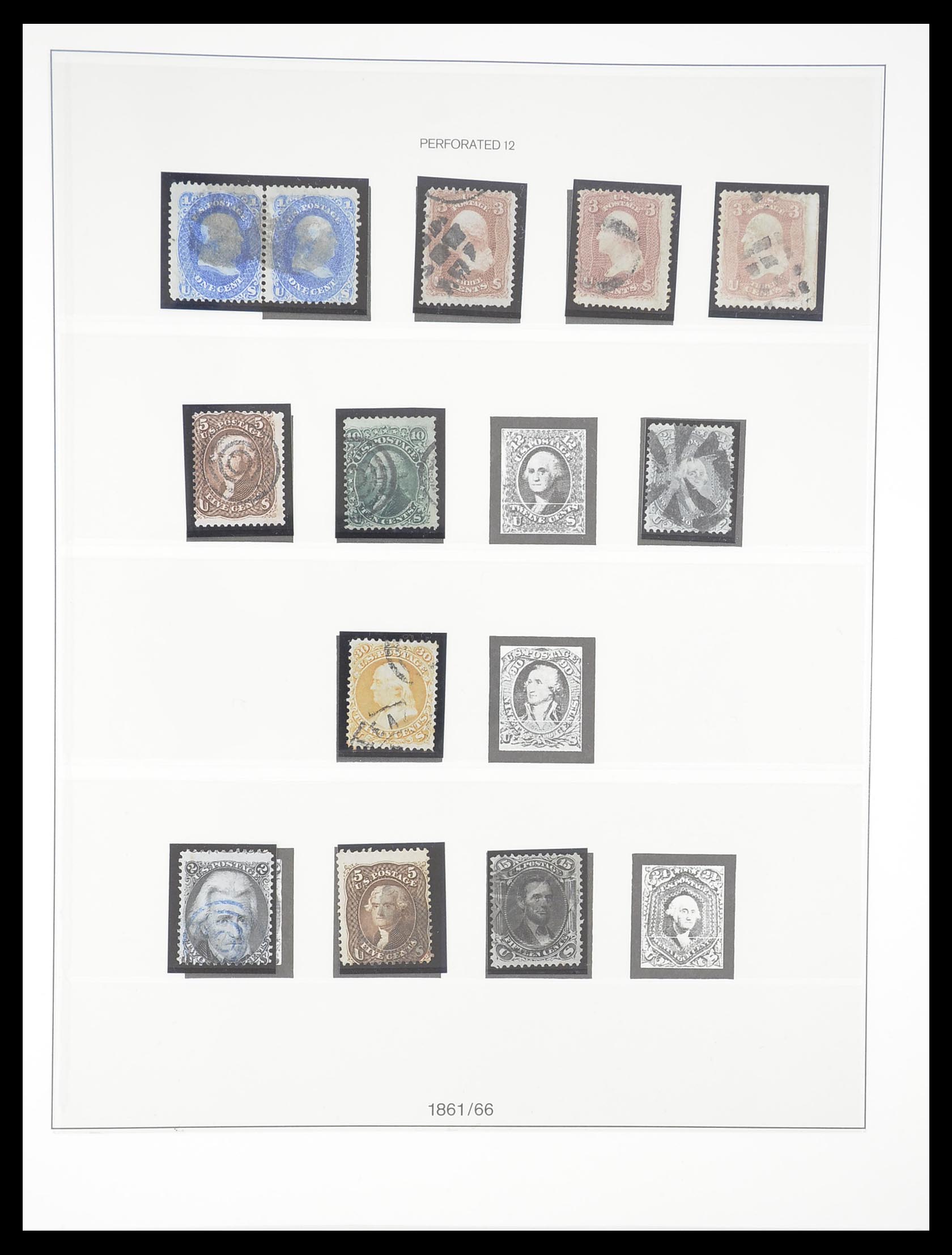 33365 010 - Postzegelverzameling 33365 USA speciaalverzameling 1851-1922.