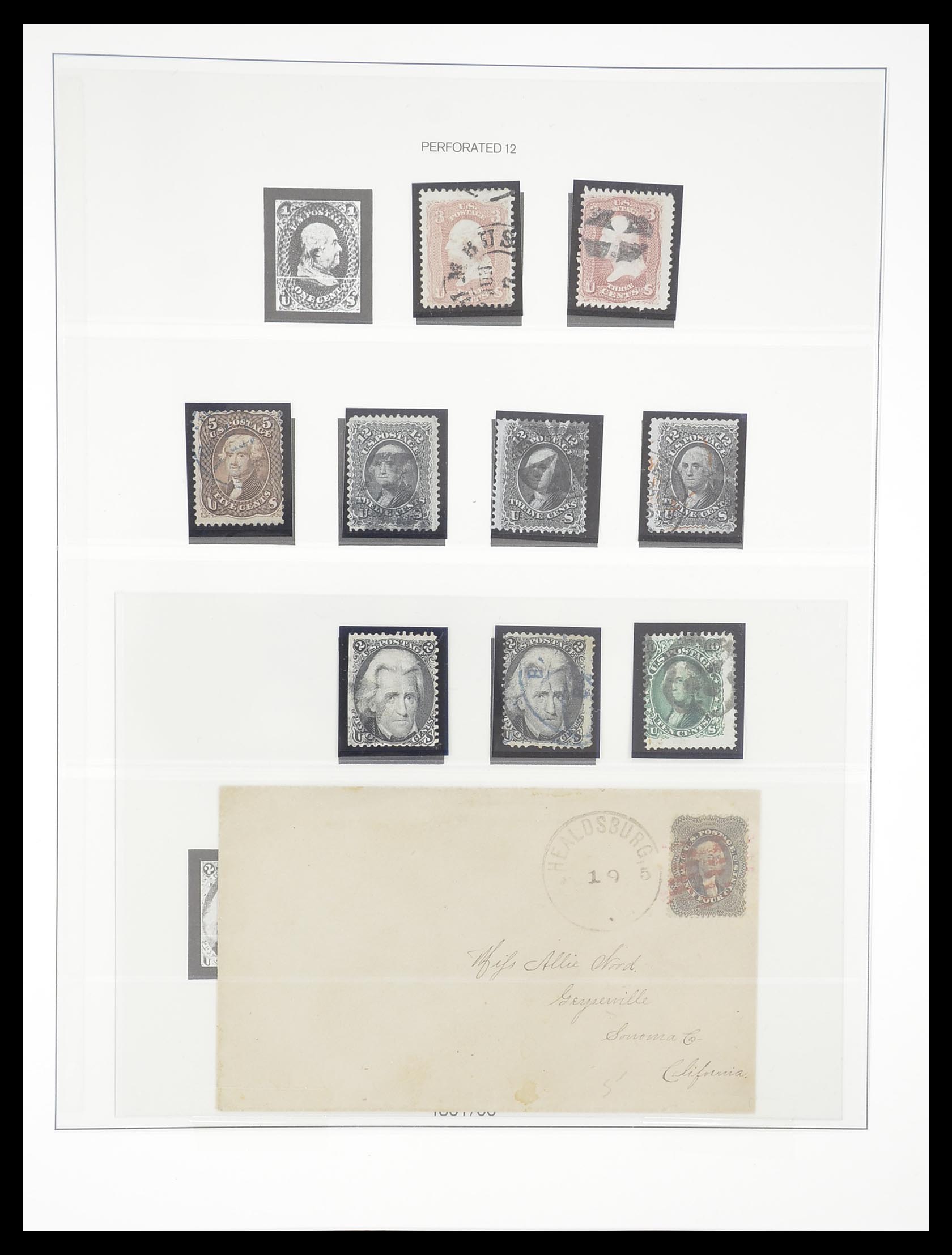 33365 011 - Postzegelverzameling 33365 USA speciaalverzameling 1851-1922.