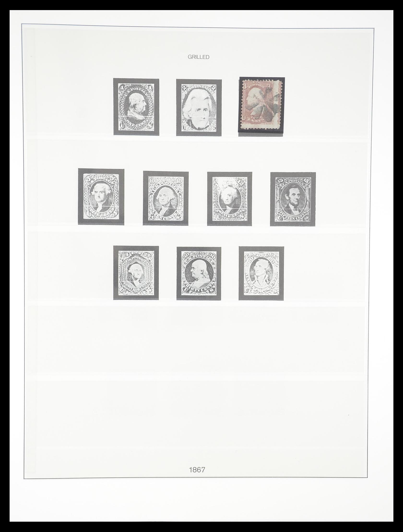 33365 012 - Postzegelverzameling 33365 USA speciaalverzameling 1851-1922.