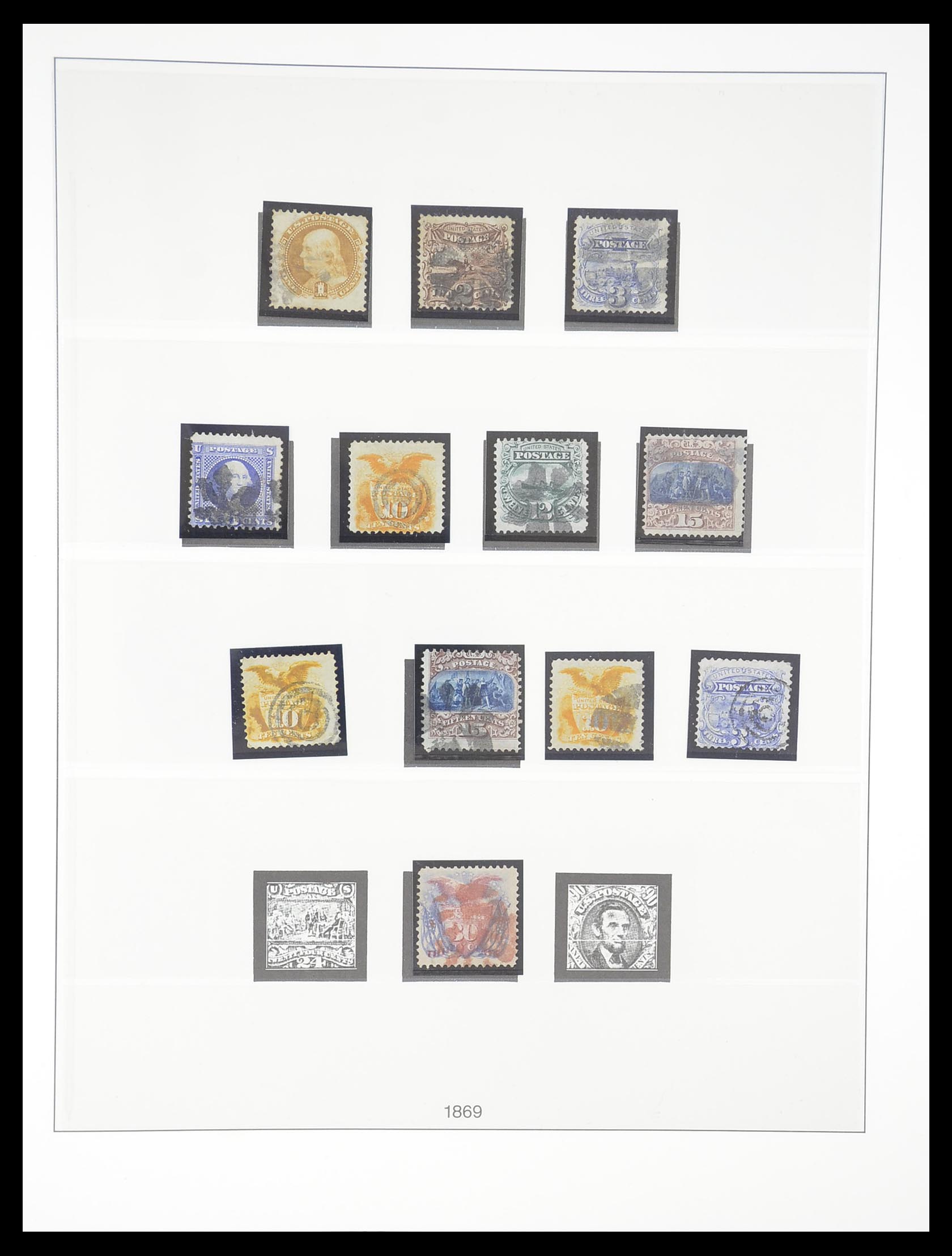 33365 013 - Postzegelverzameling 33365 USA speciaalverzameling 1851-1922.