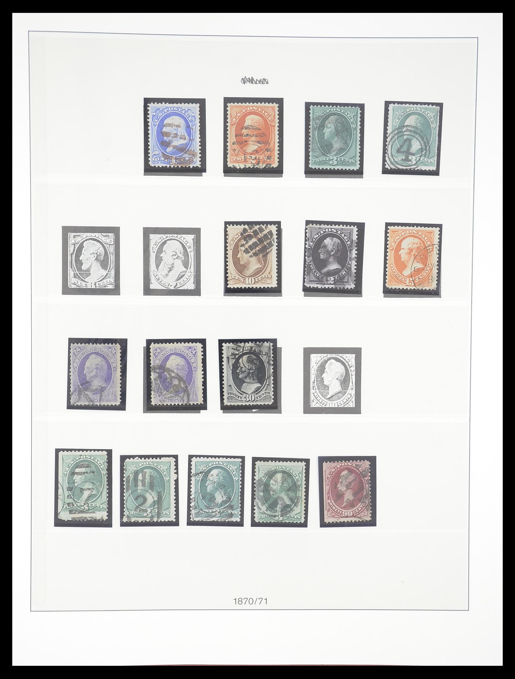 33365 014 - Postzegelverzameling 33365 USA speciaalverzameling 1851-1922.
