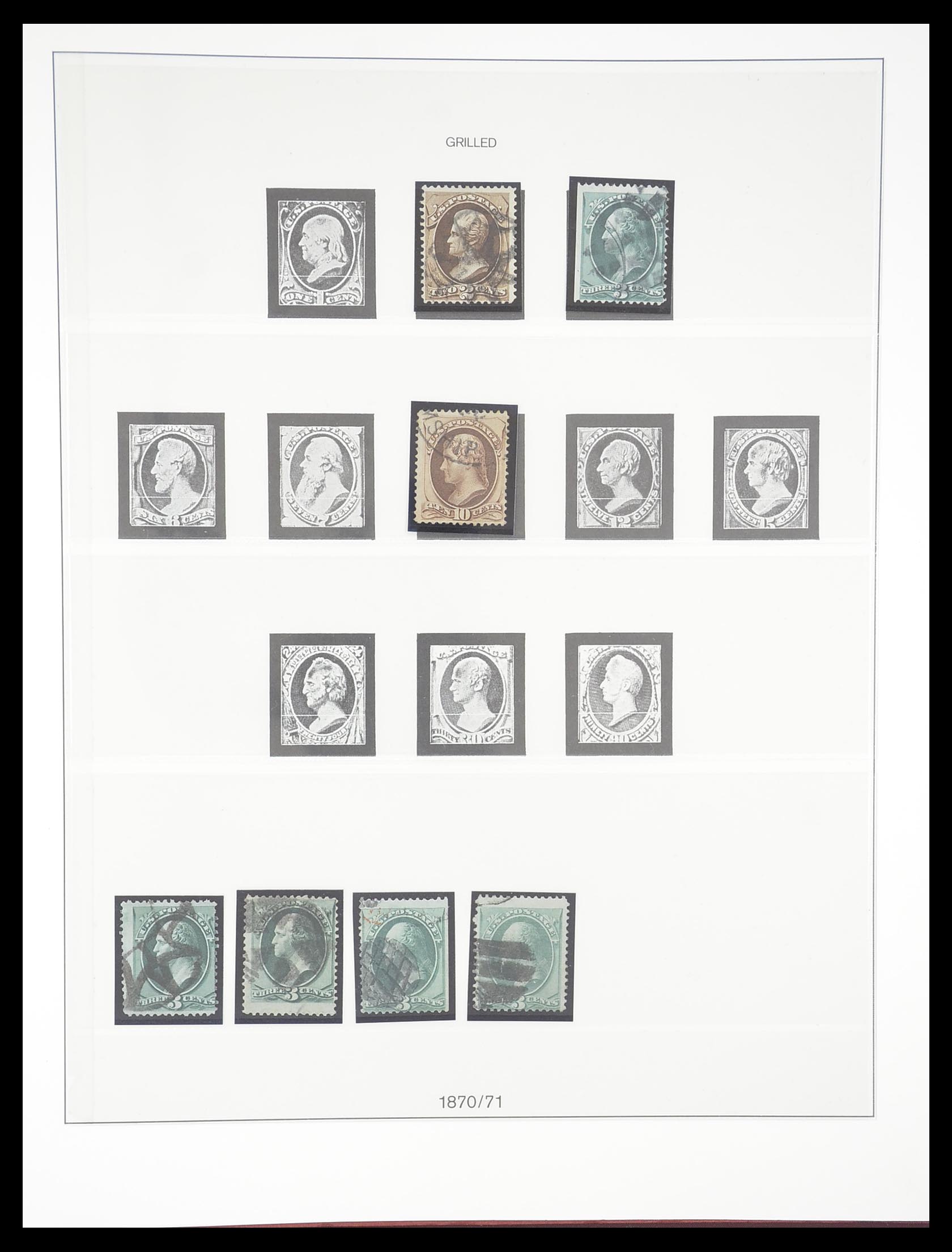 33365 015 - Postzegelverzameling 33365 USA speciaalverzameling 1851-1922.