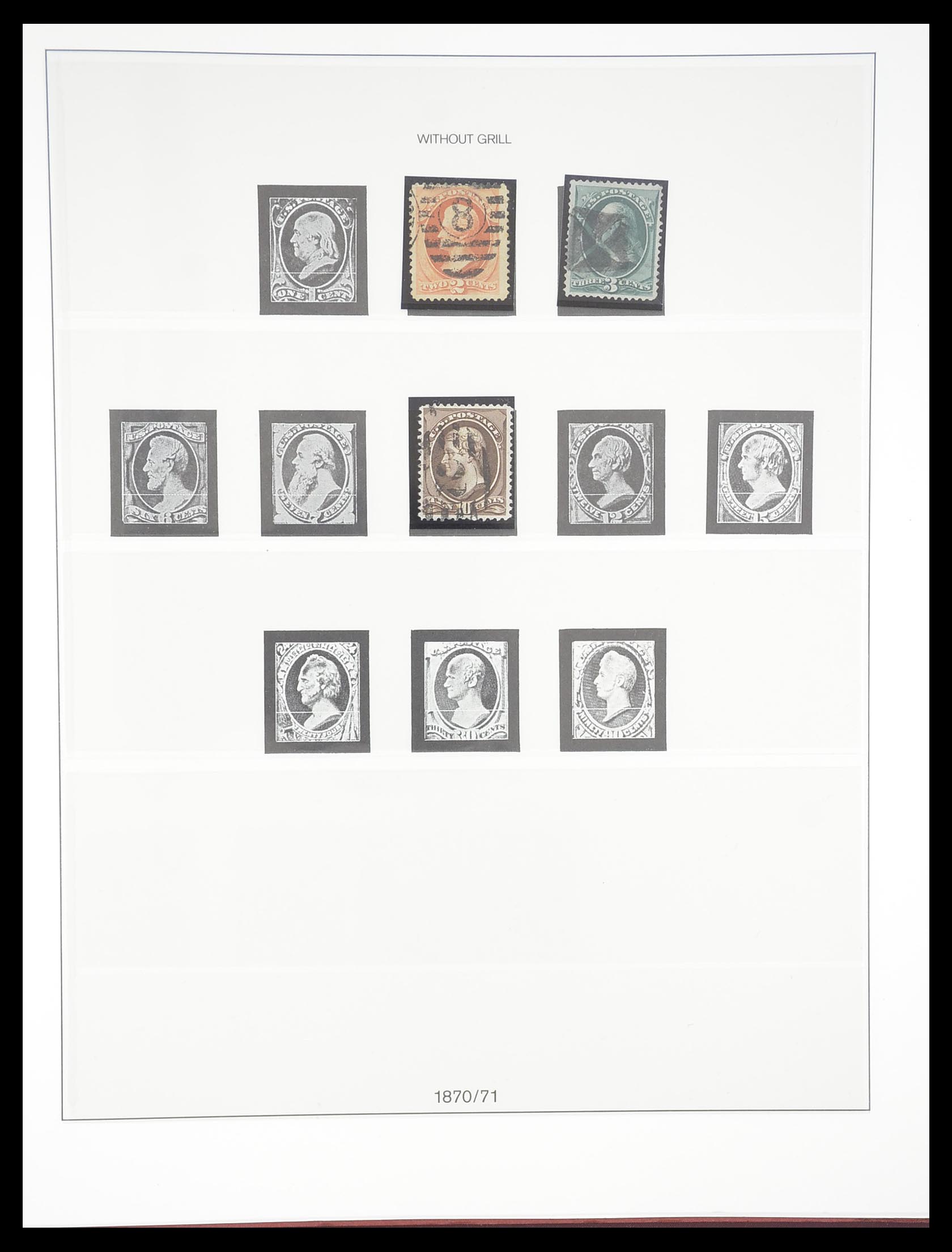 33365 016 - Postzegelverzameling 33365 USA speciaalverzameling 1851-1922.