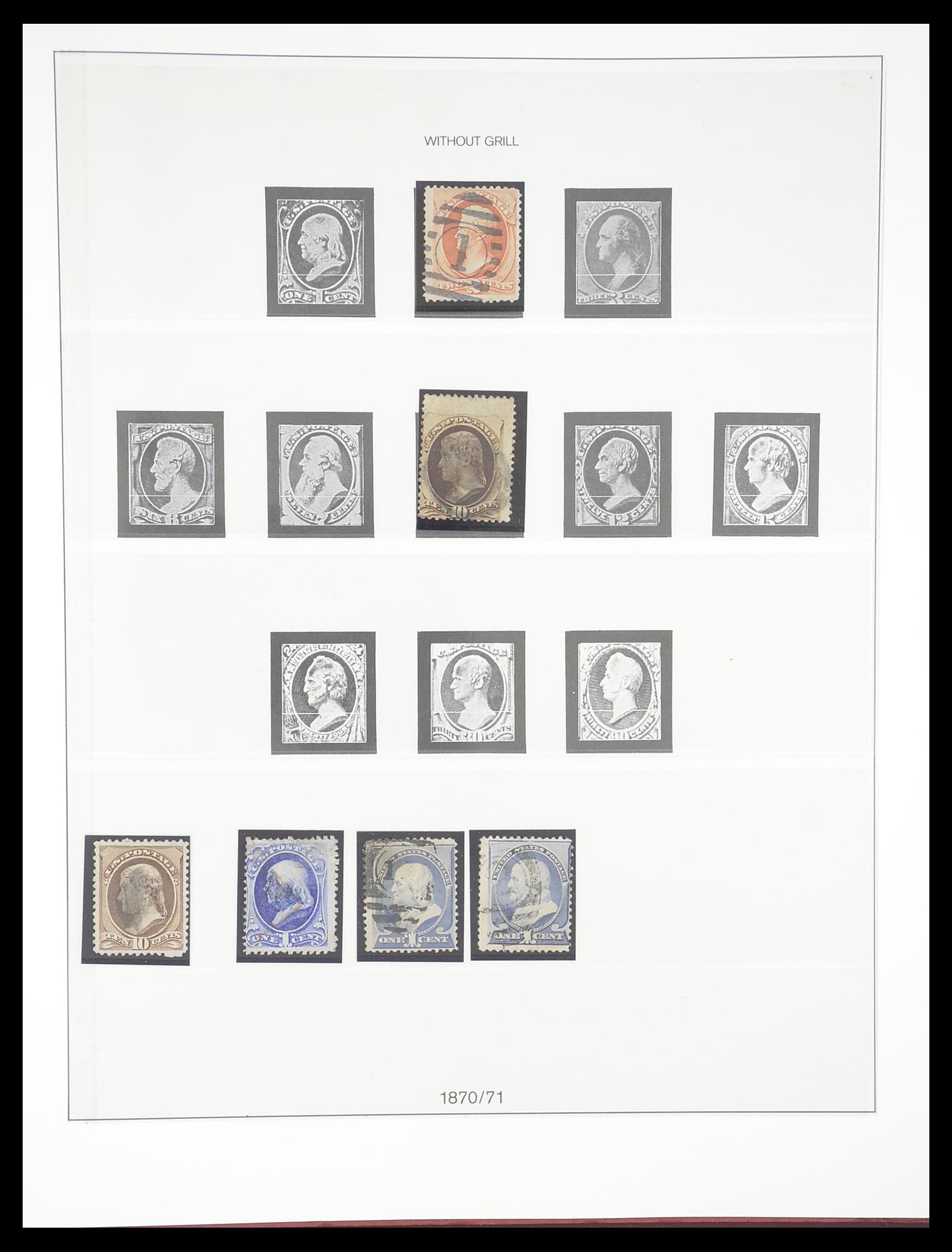 33365 017 - Postzegelverzameling 33365 USA speciaalverzameling 1851-1922.