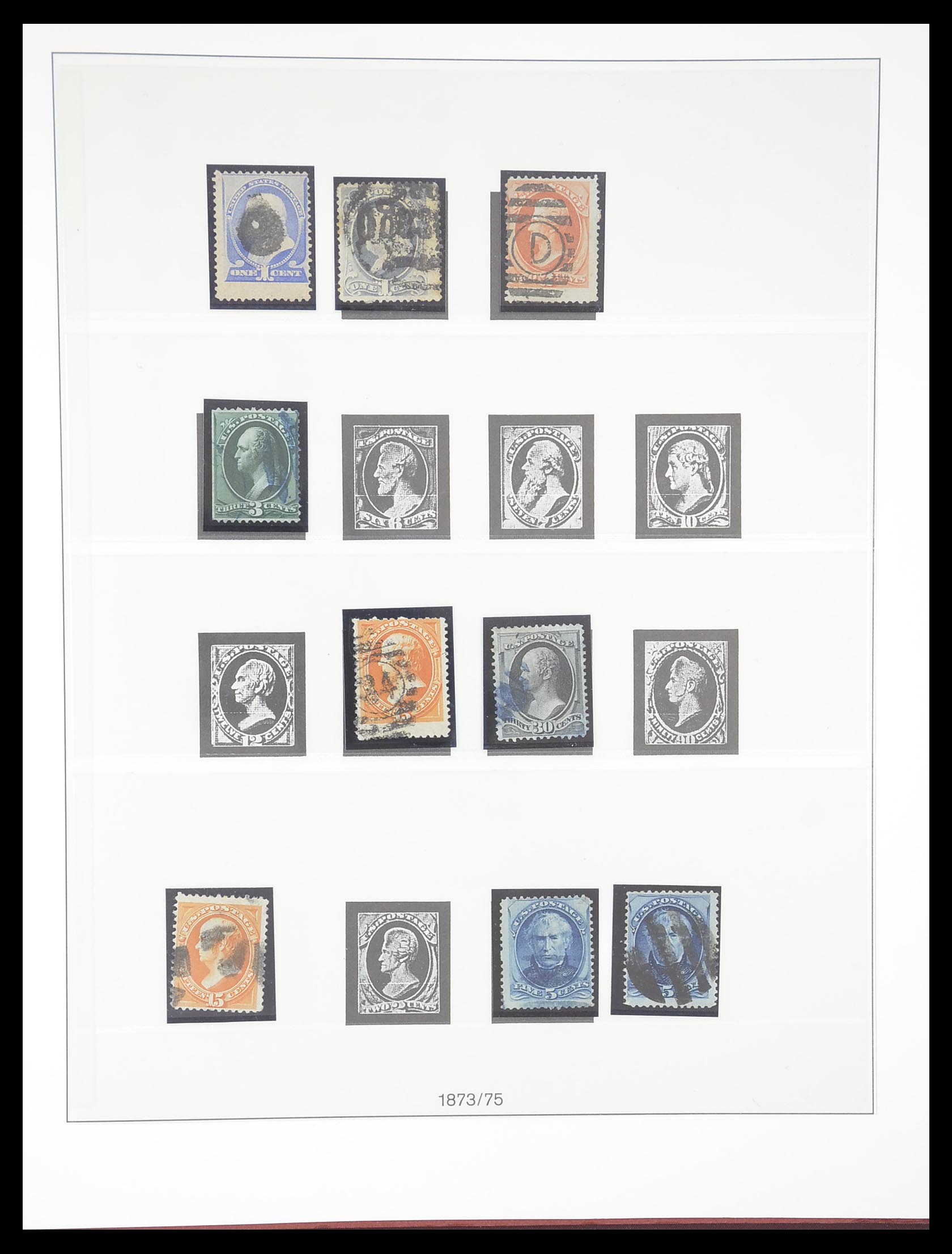 33365 019 - Postzegelverzameling 33365 USA speciaalverzameling 1851-1922.
