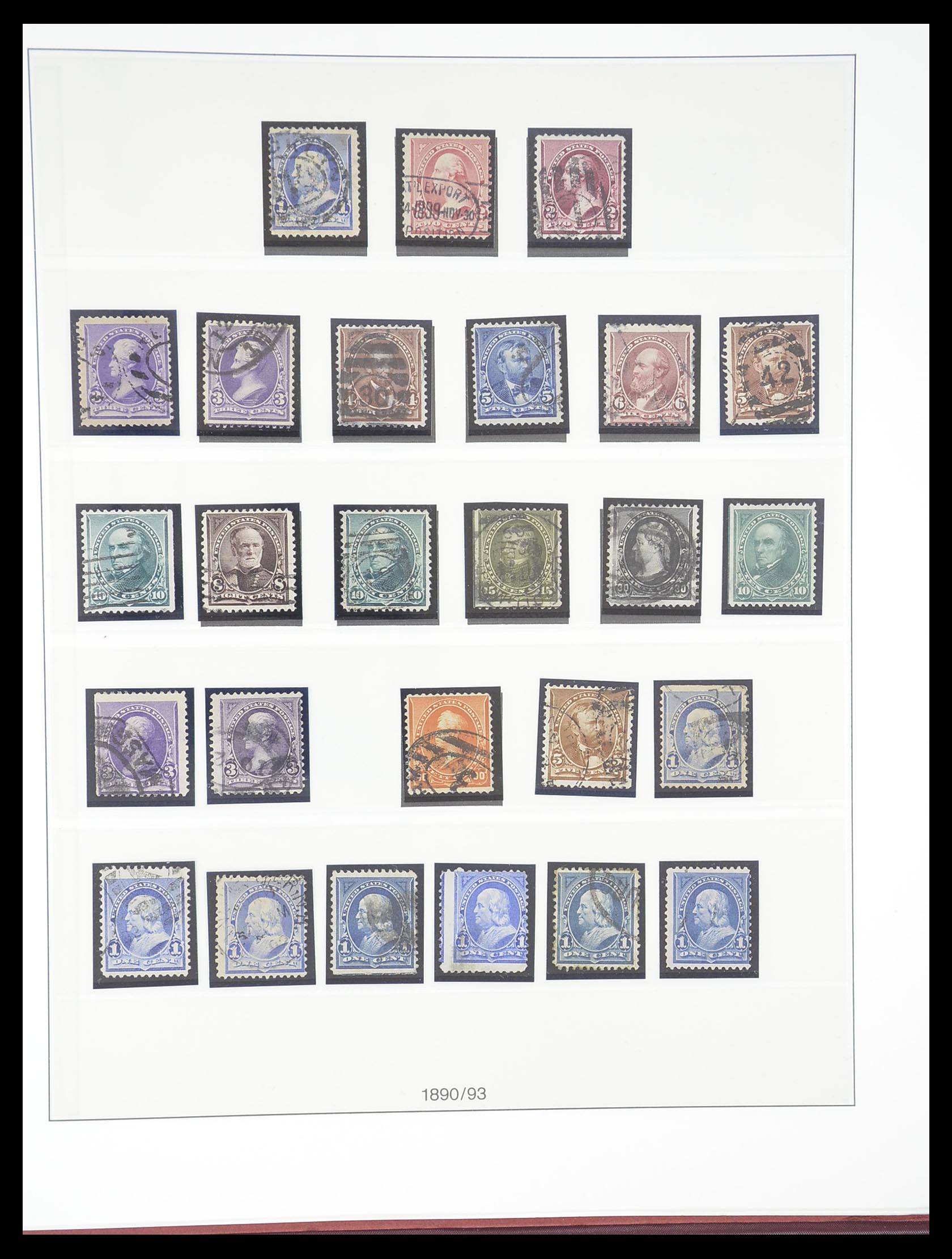 33365 025 - Stamp collection 33365 USA specialised collection 1851-1922.