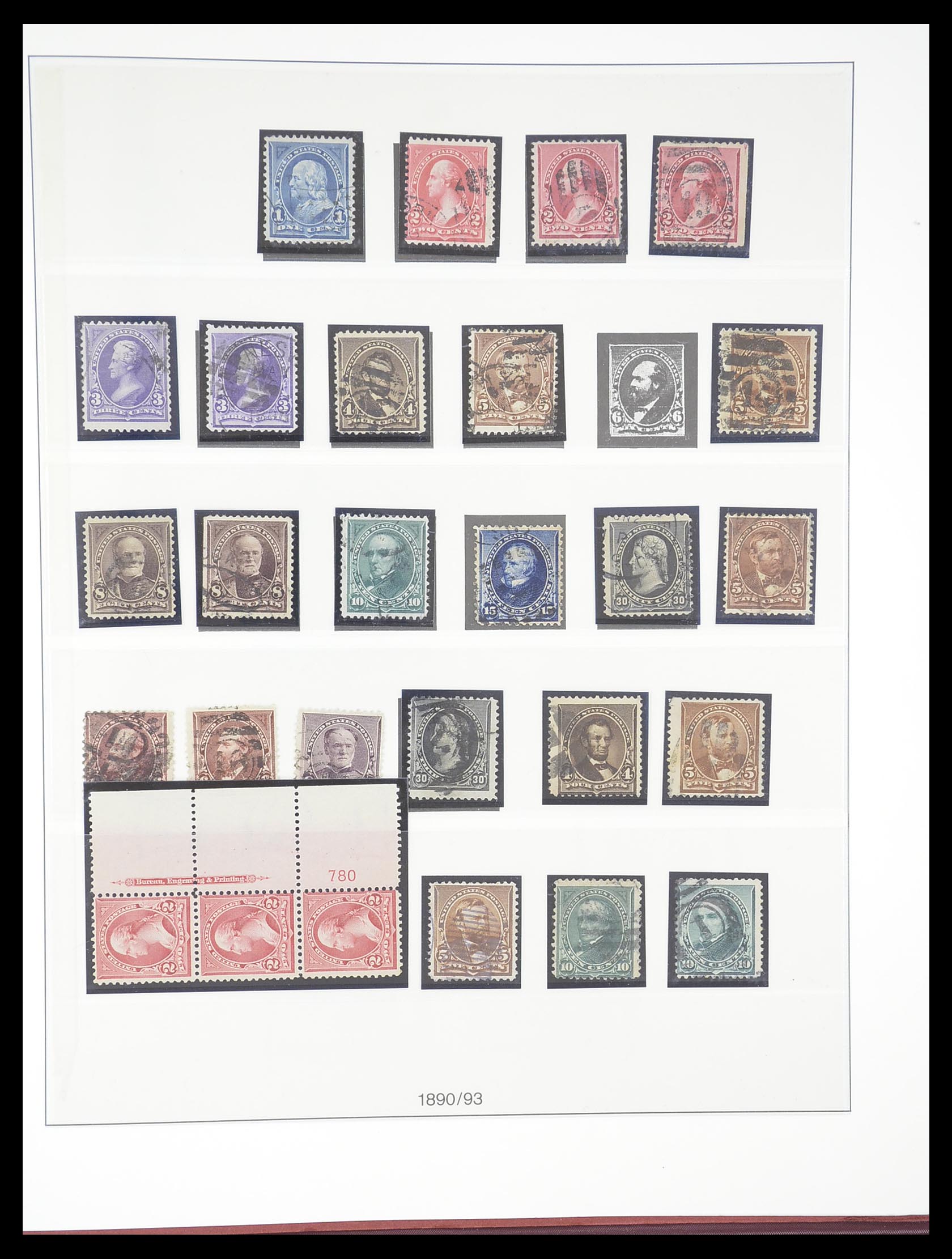 33365 026 - Stamp collection 33365 USA specialised collection 1851-1922.
