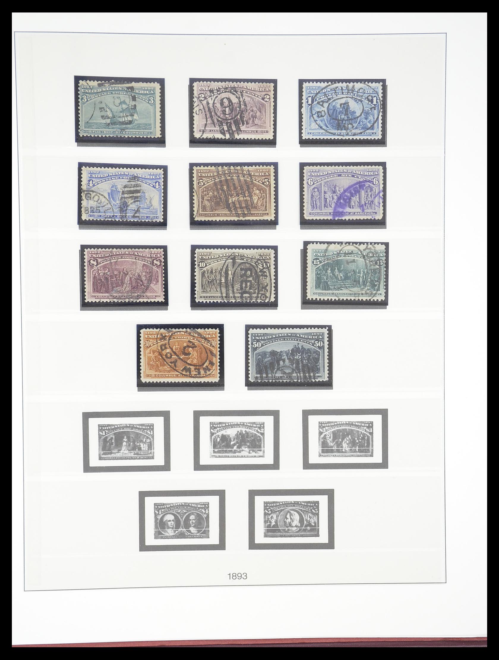 33365 027 - Stamp collection 33365 USA specialised collection 1851-1922.