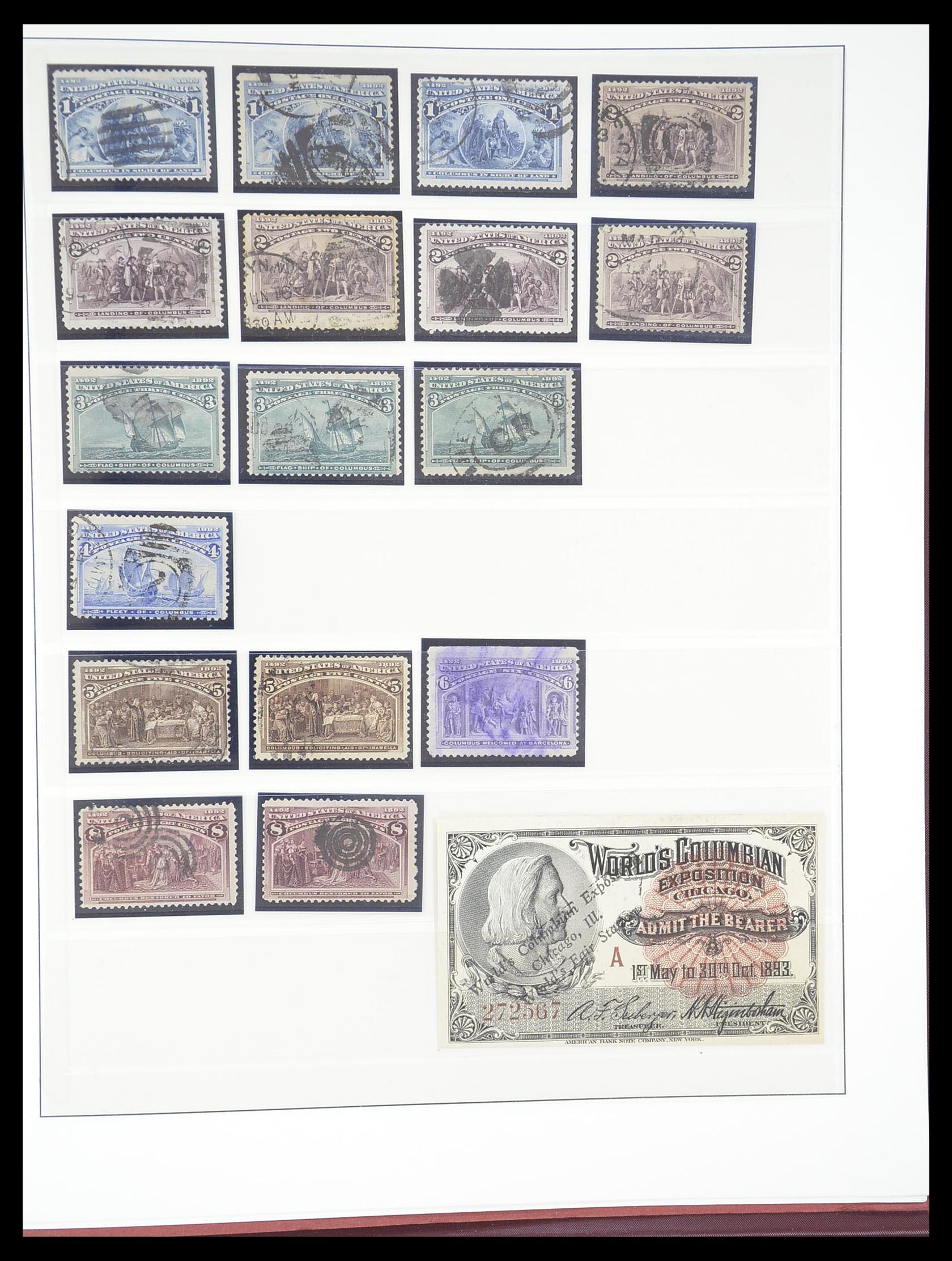 33365 029 - Stamp collection 33365 USA specialised collection 1851-1922.