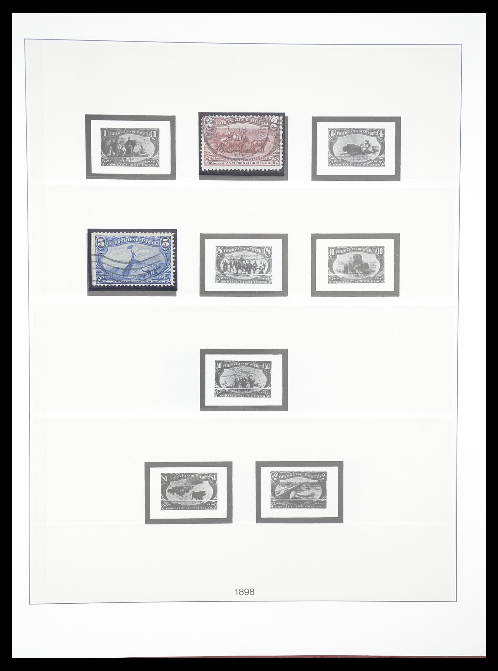 33365 040 - Stamp collection 33365 USA specialised collection 1851-1922.