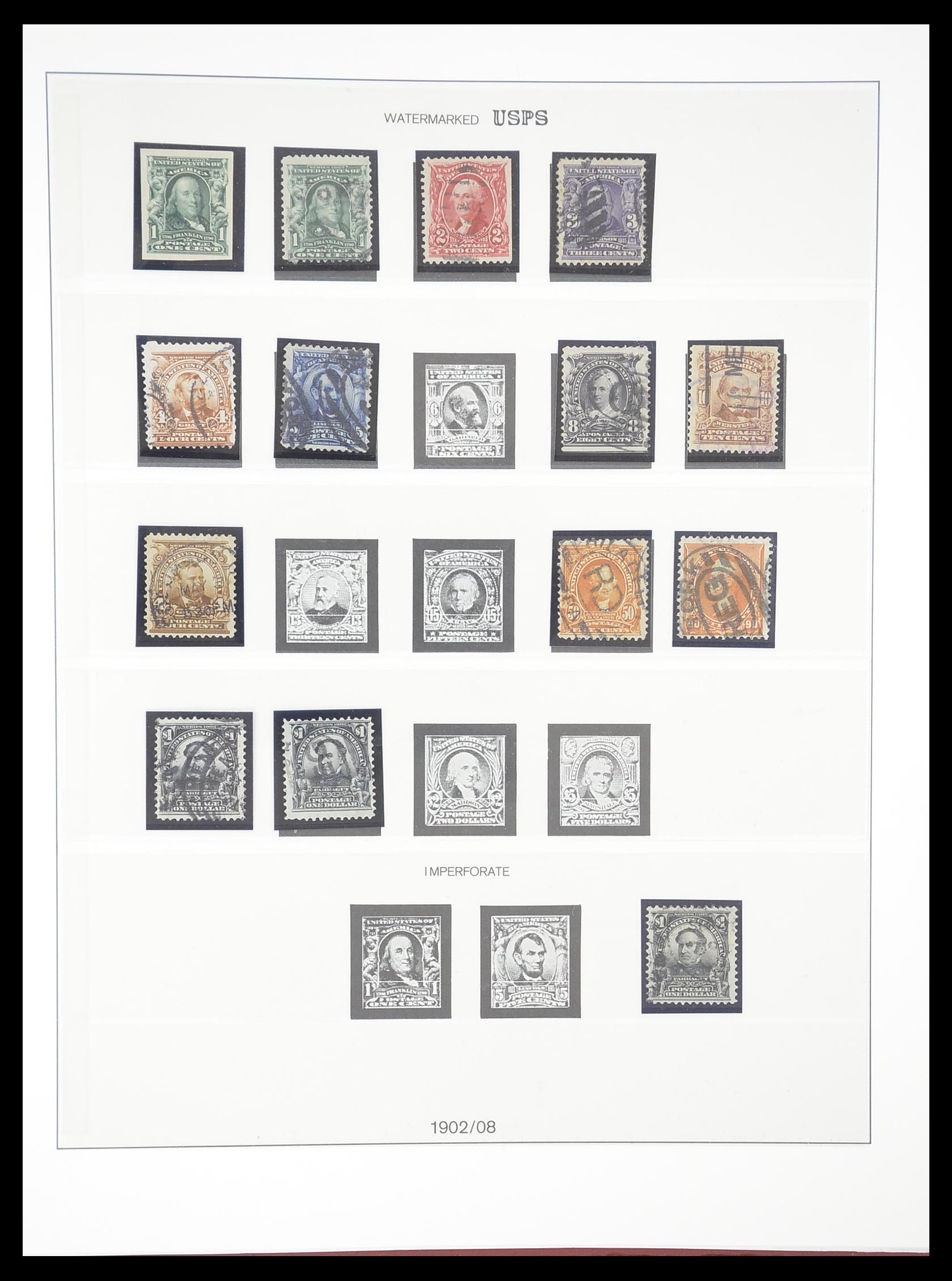33365 044 - Stamp collection 33365 USA specialised collection 1851-1922.