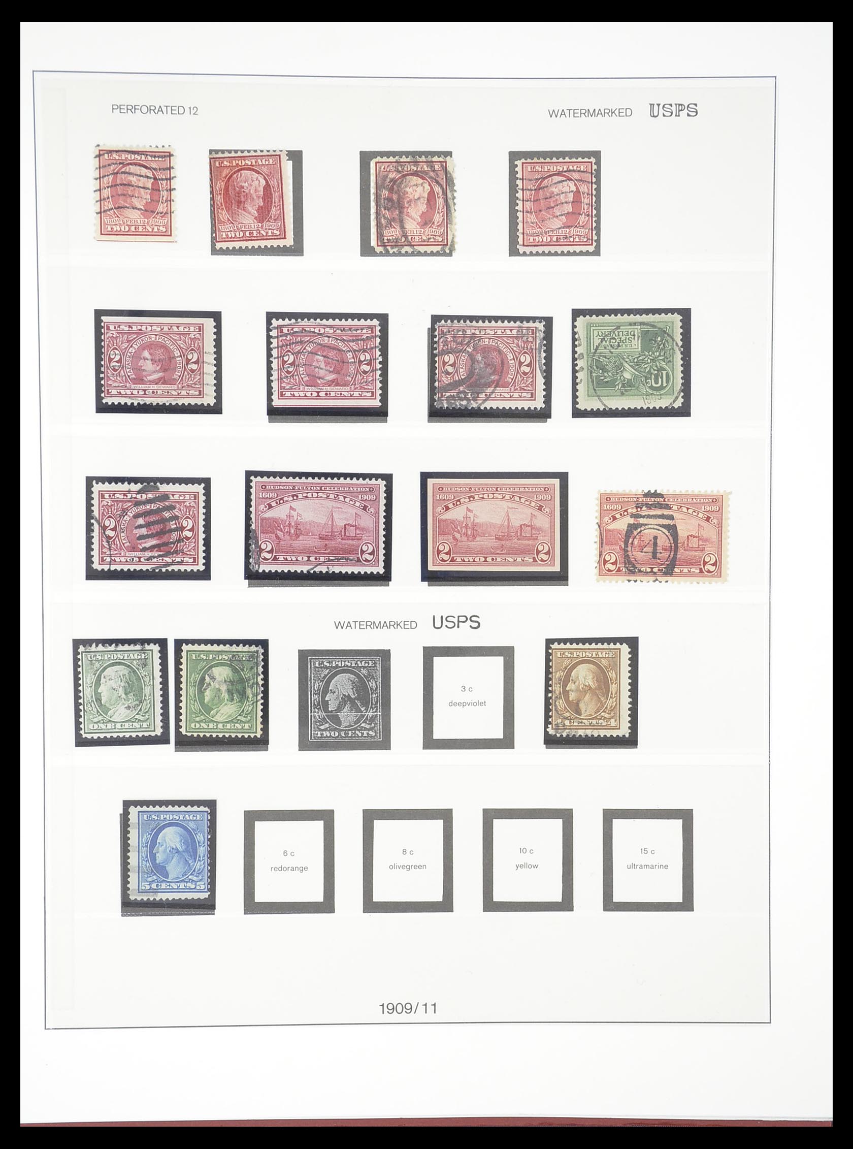 33365 050 - Stamp collection 33365 USA specialised collection 1851-1922.