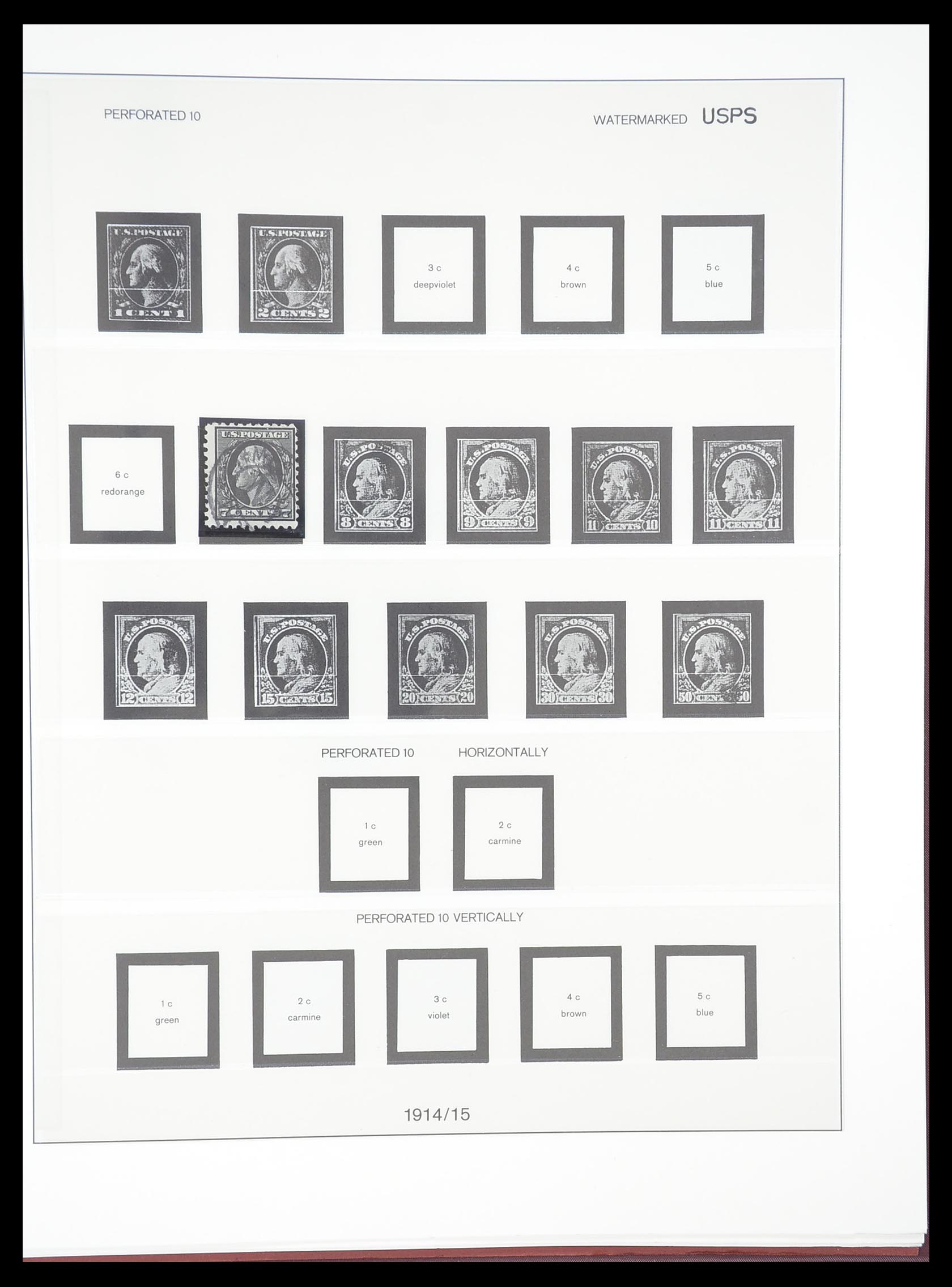 33365 055 - Postzegelverzameling 33365 USA speciaalverzameling 1851-1922.