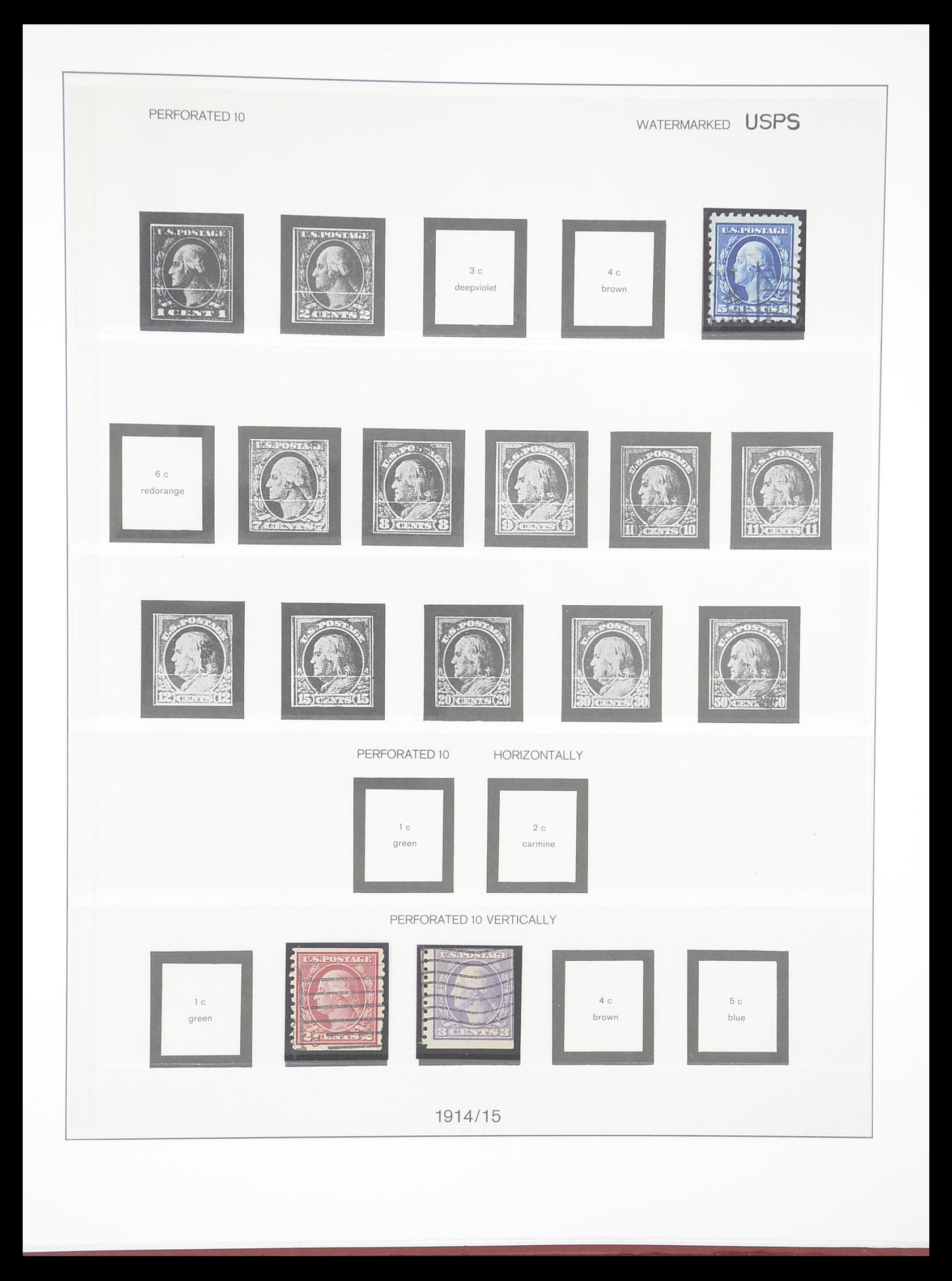 33365 056 - Postzegelverzameling 33365 USA speciaalverzameling 1851-1922.
