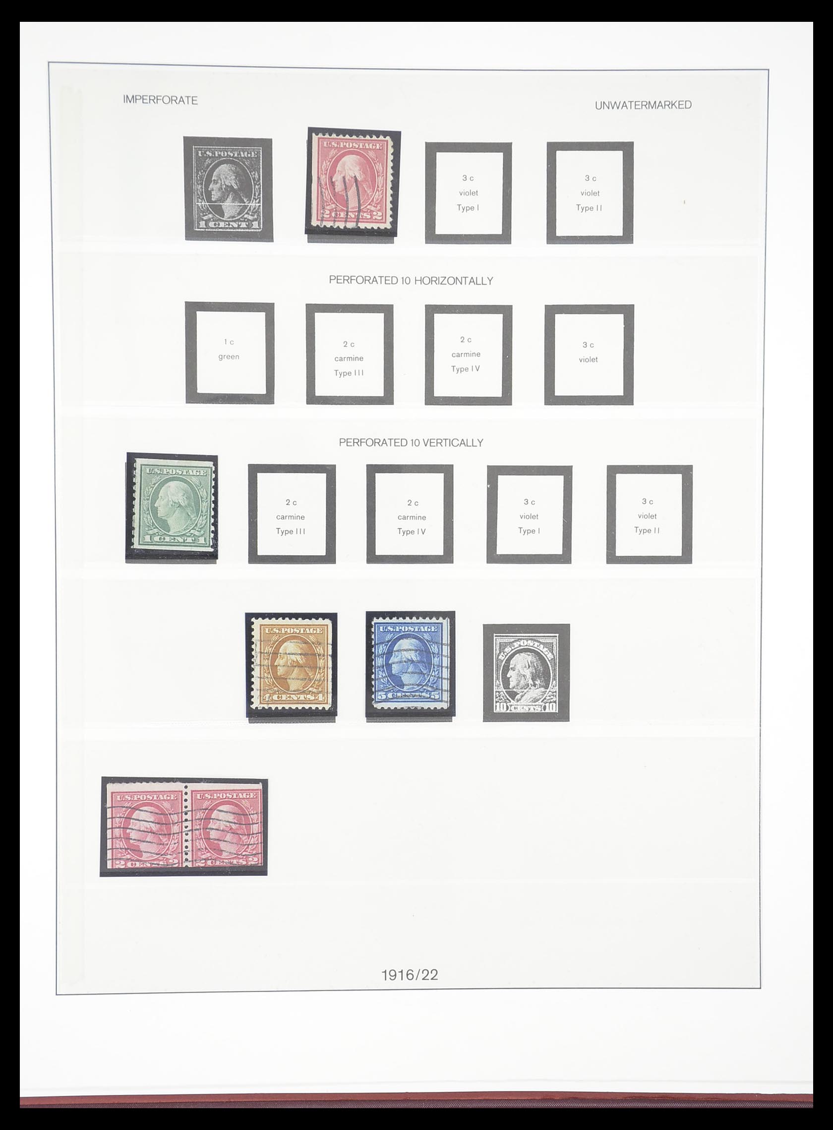33365 059 - Postzegelverzameling 33365 USA speciaalverzameling 1851-1922.