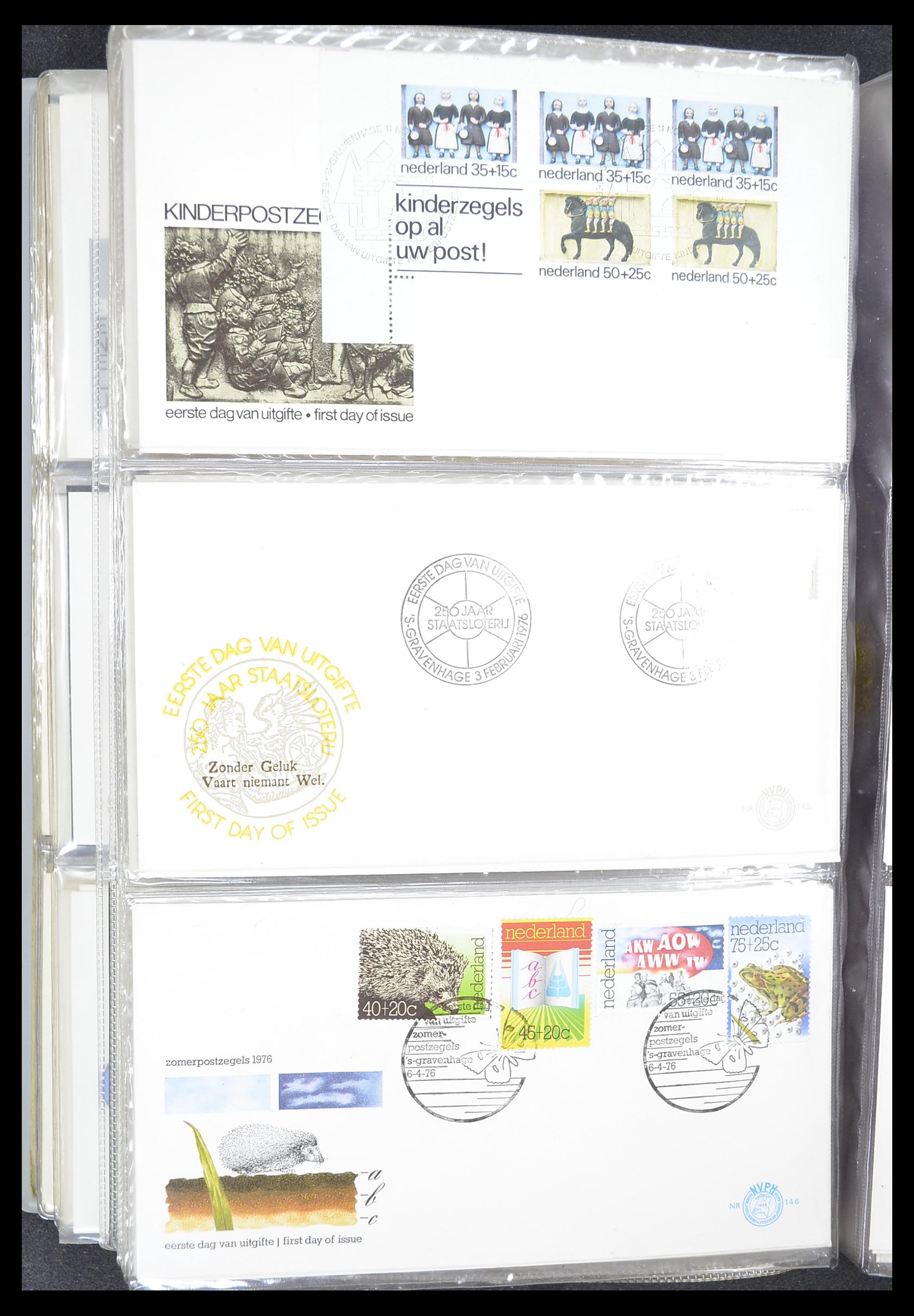 33369 050 - Stamp collection 33369 Netherlands FDC's 1950-1989.