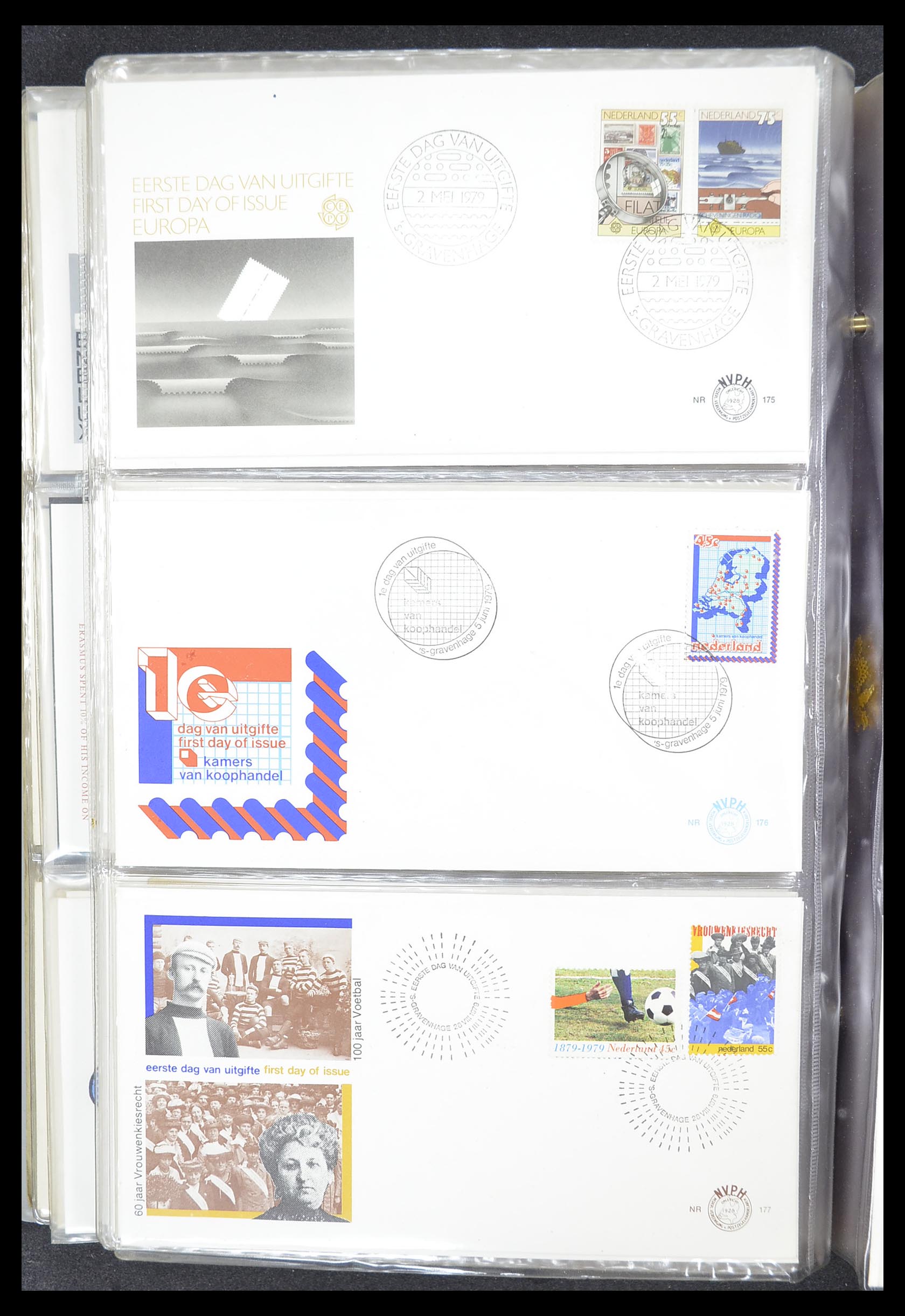 33369 062 - Stamp collection 33369 Netherlands FDC's 1950-1989.