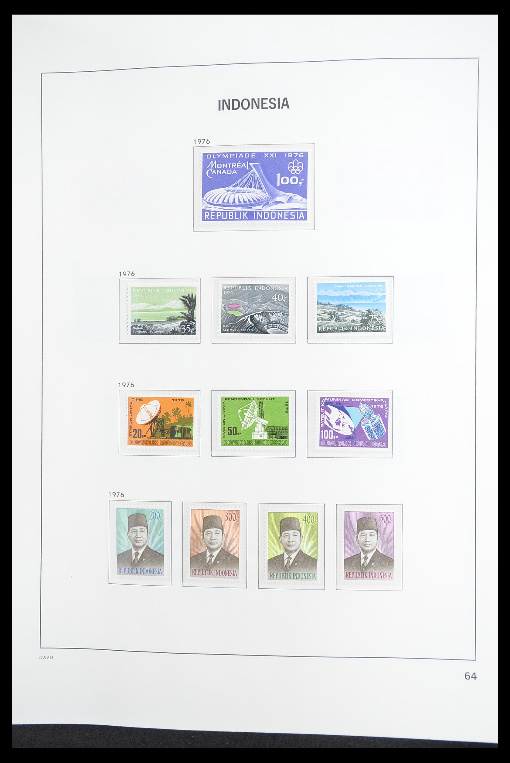 33374 066 - Postzegelverzameling 33374 Indonesië 1949-1995.