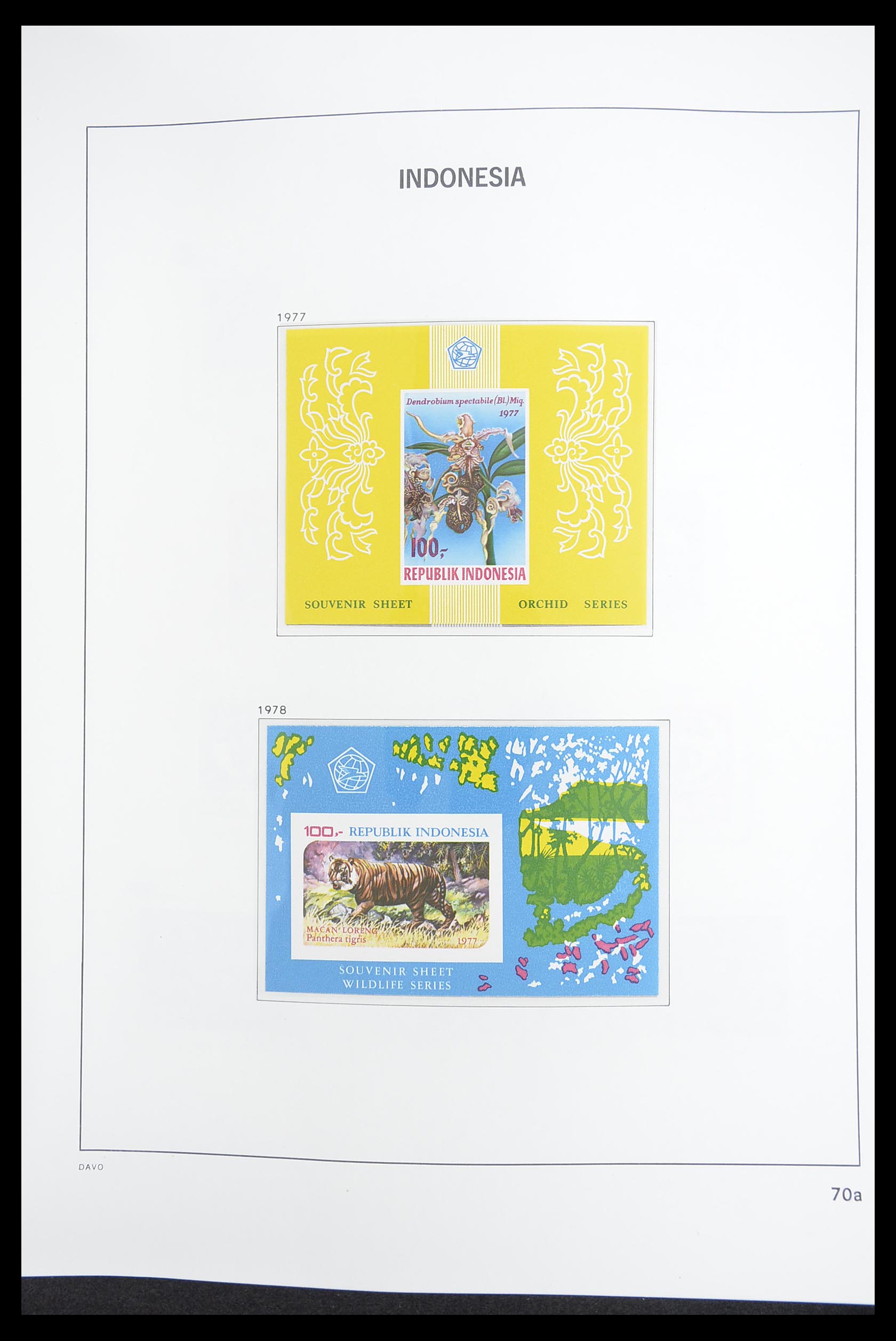 33374 074 - Postzegelverzameling 33374 Indonesië 1949-1995.