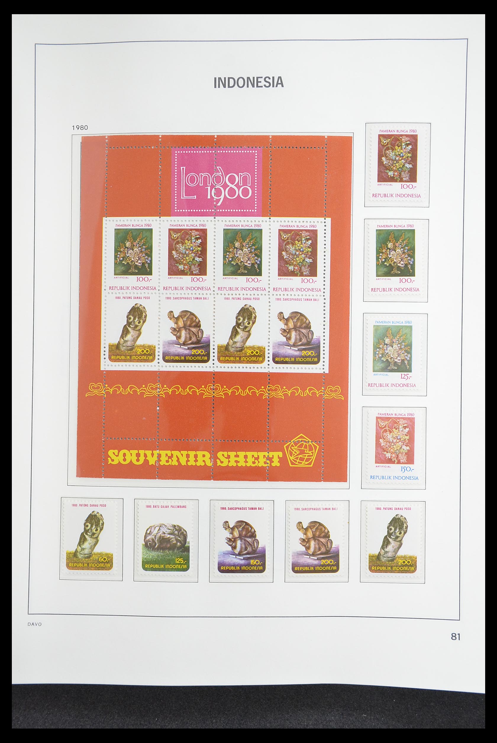 33374 085 - Postzegelverzameling 33374 Indonesië 1949-1995.
