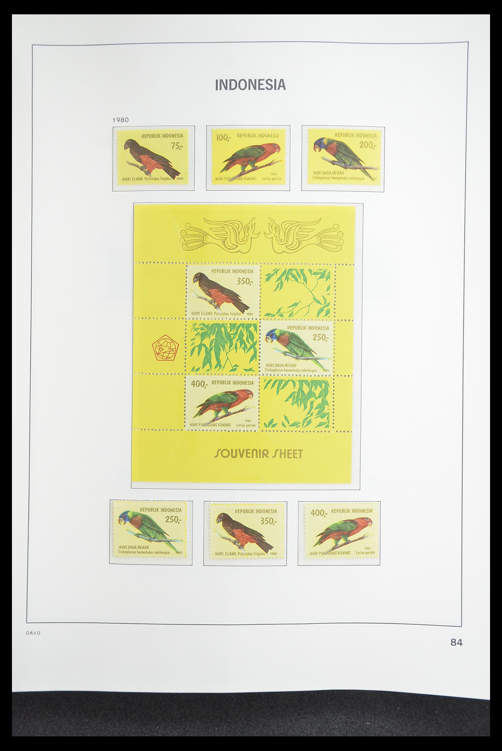 33374 088 - Postzegelverzameling 33374 Indonesië 1949-1995.