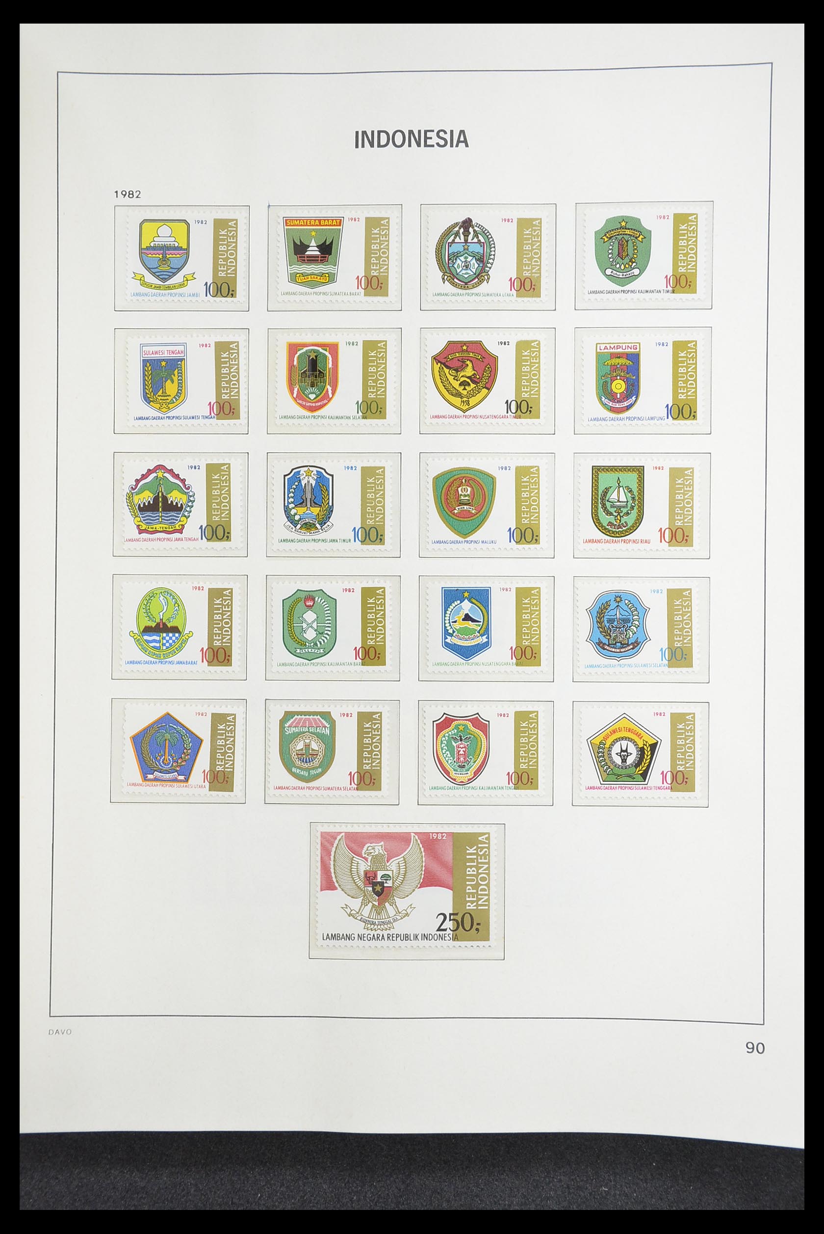 33374 094 - Postzegelverzameling 33374 Indonesië 1949-1995.