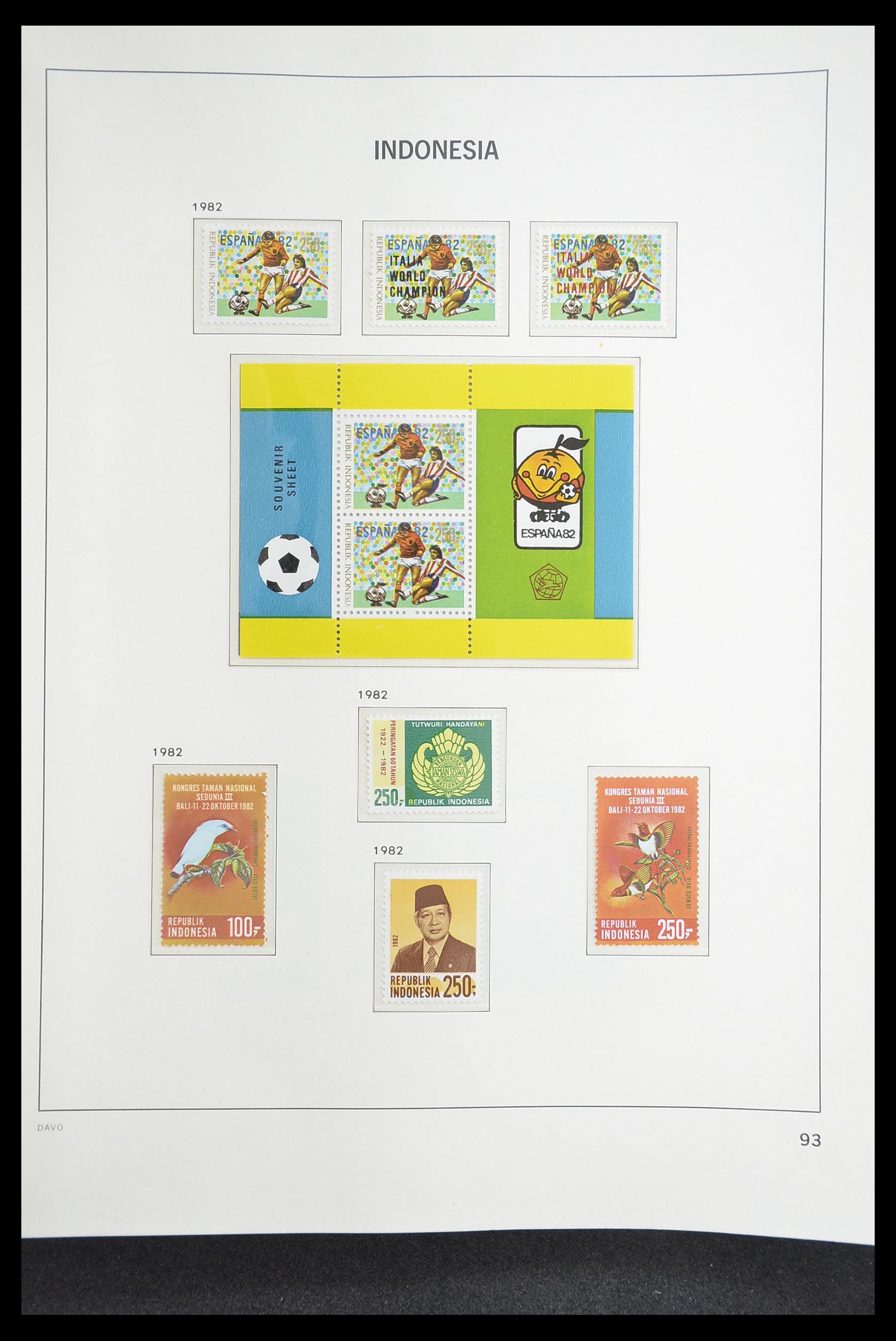 33374 097 - Postzegelverzameling 33374 Indonesië 1949-1995.
