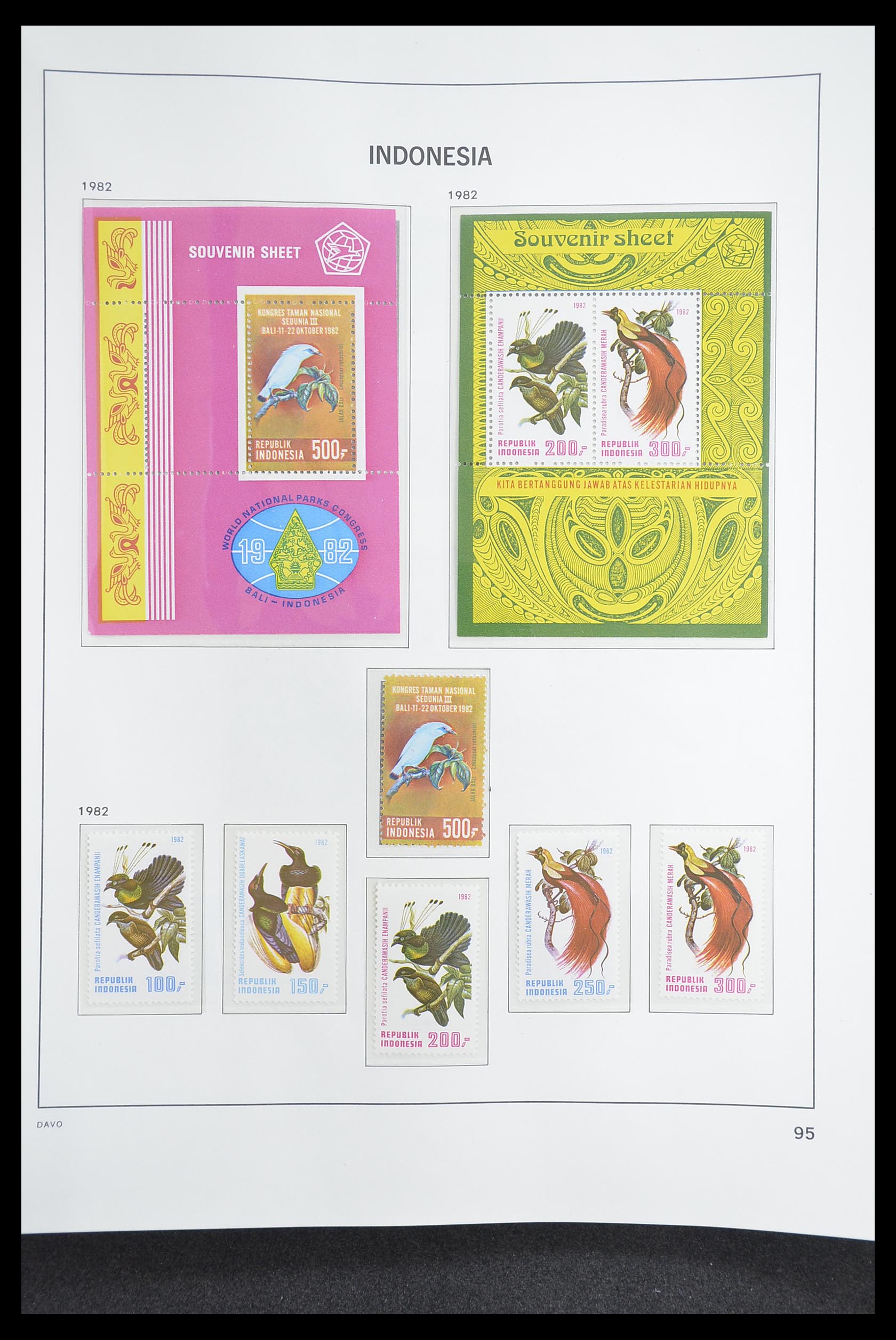 33374 099 - Postzegelverzameling 33374 Indonesië 1949-1995.