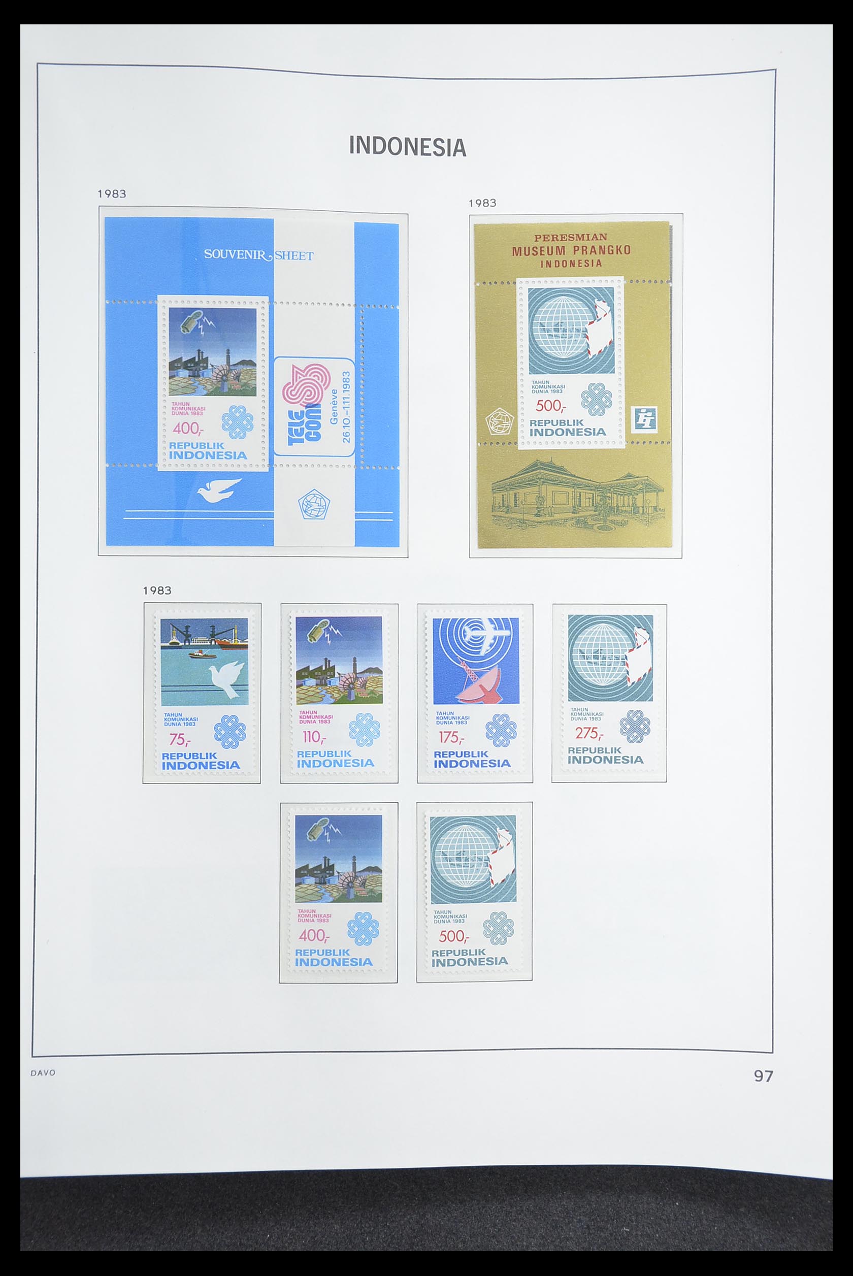 33374 101 - Postzegelverzameling 33374 Indonesië 1949-1995.