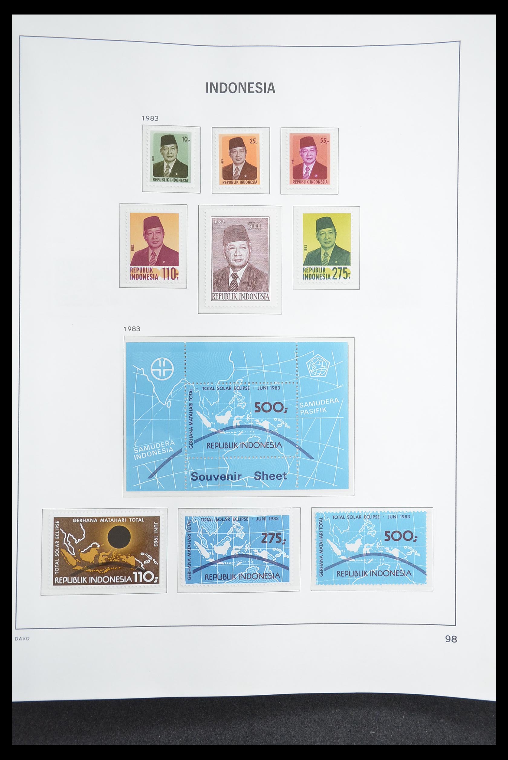 33374 102 - Stamp collection 33374 Indonesia 1949-1995.