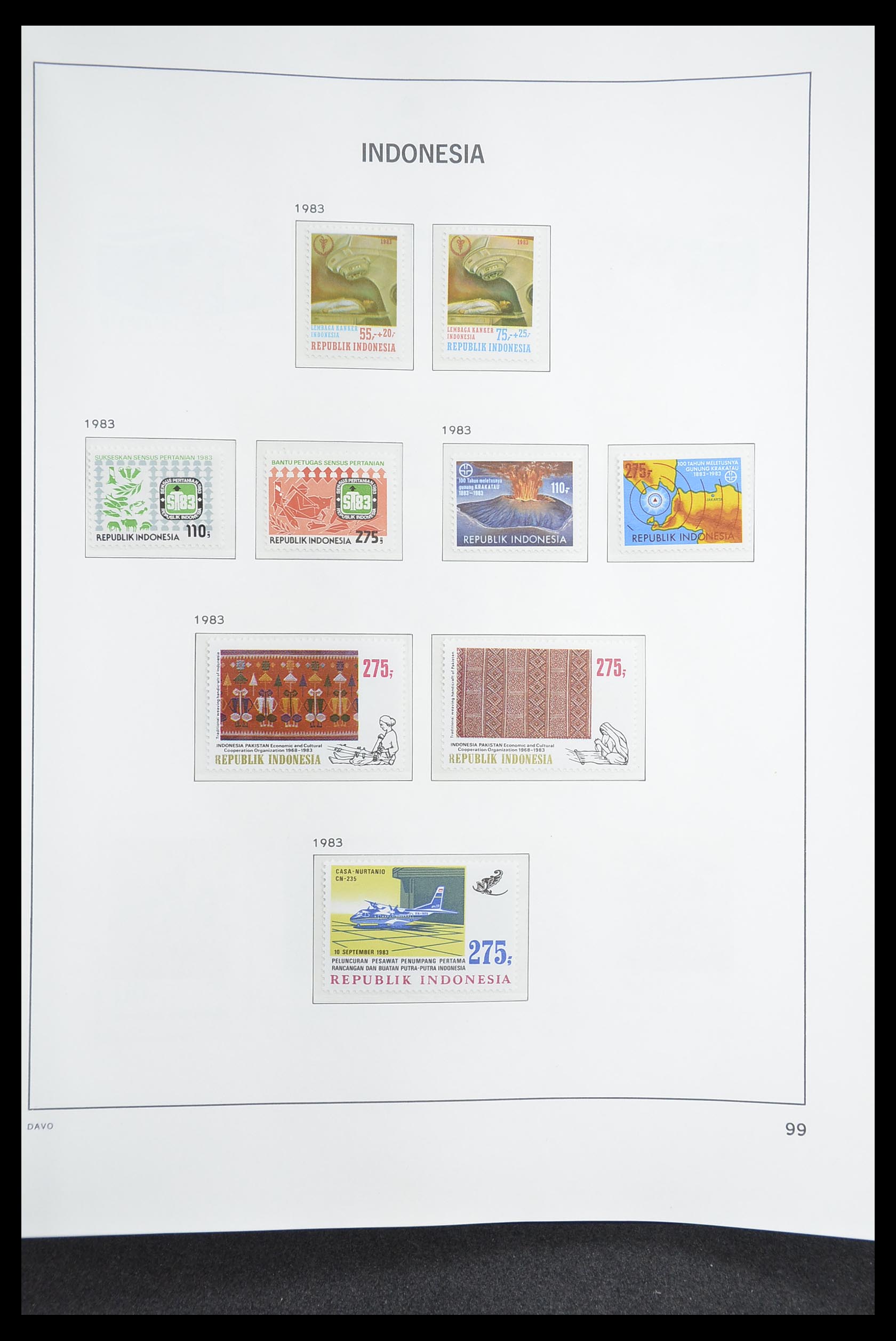 33374 103 - Postzegelverzameling 33374 Indonesië 1949-1995.
