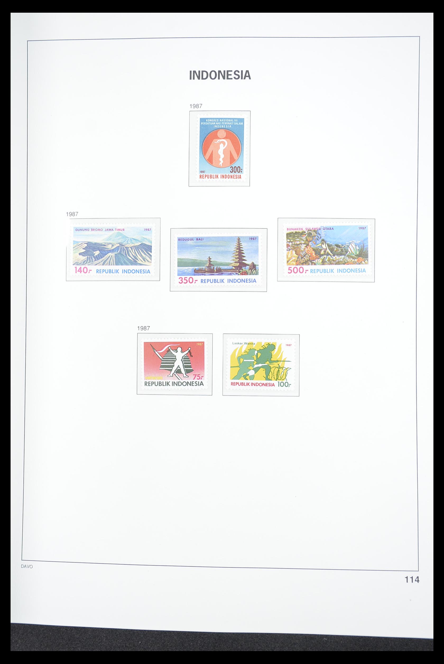 33374 118 - Postzegelverzameling 33374 Indonesië 1949-1995.