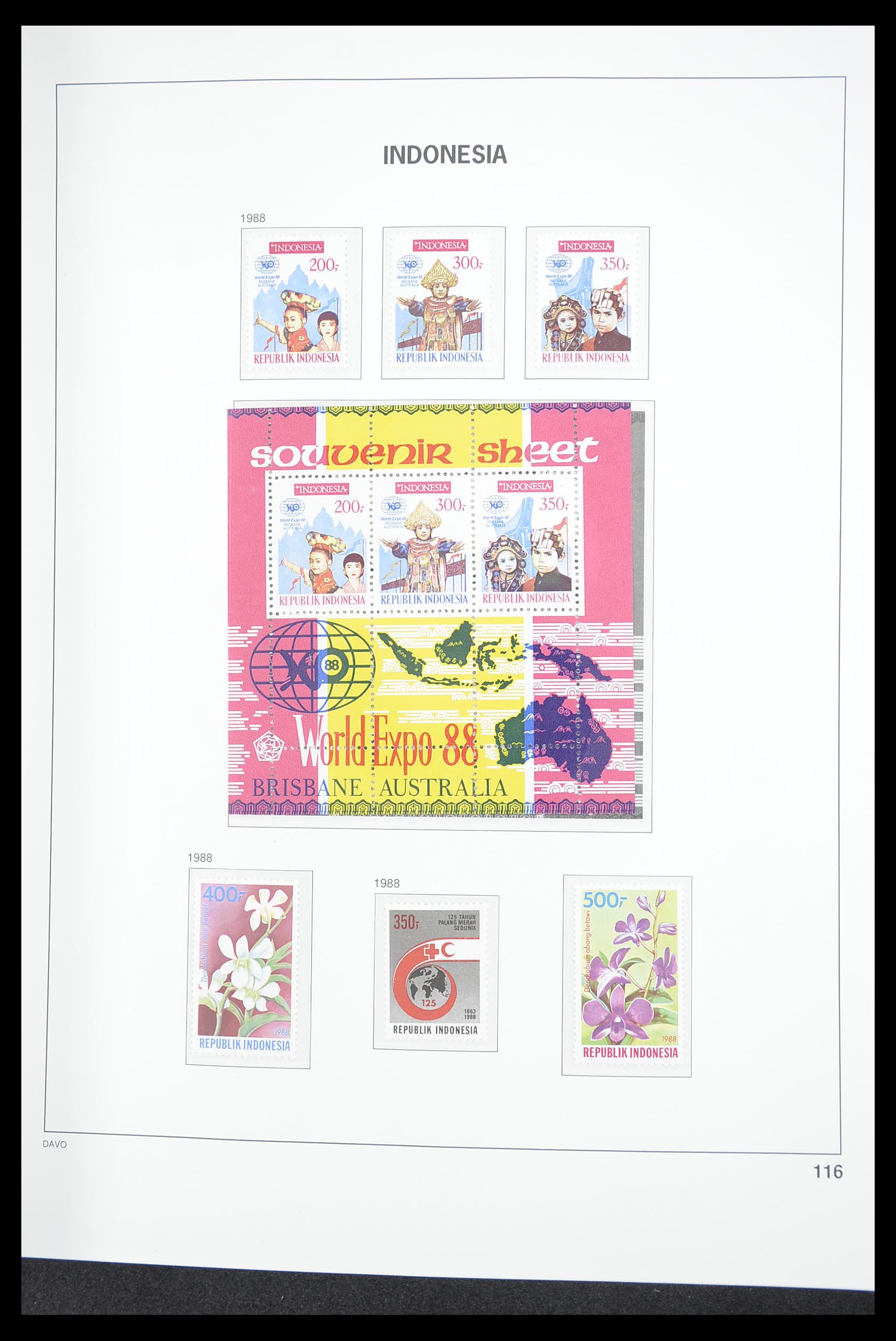 33374 120 - Postzegelverzameling 33374 Indonesië 1949-1995.