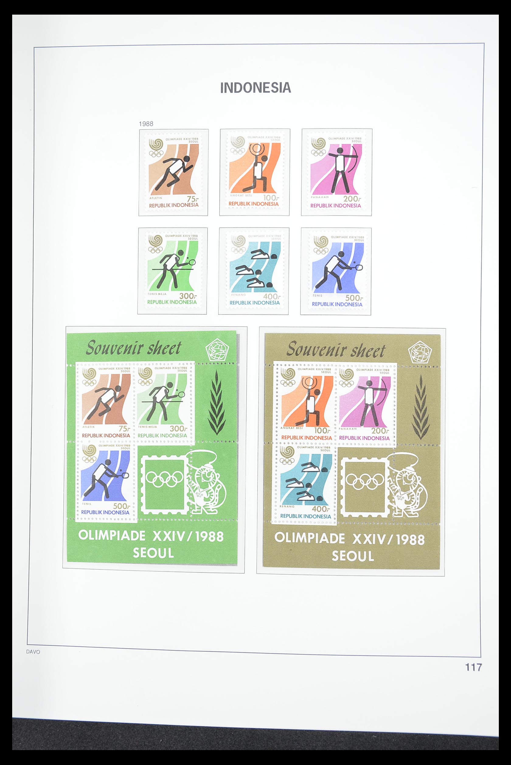 33374 121 - Postzegelverzameling 33374 Indonesië 1949-1995.
