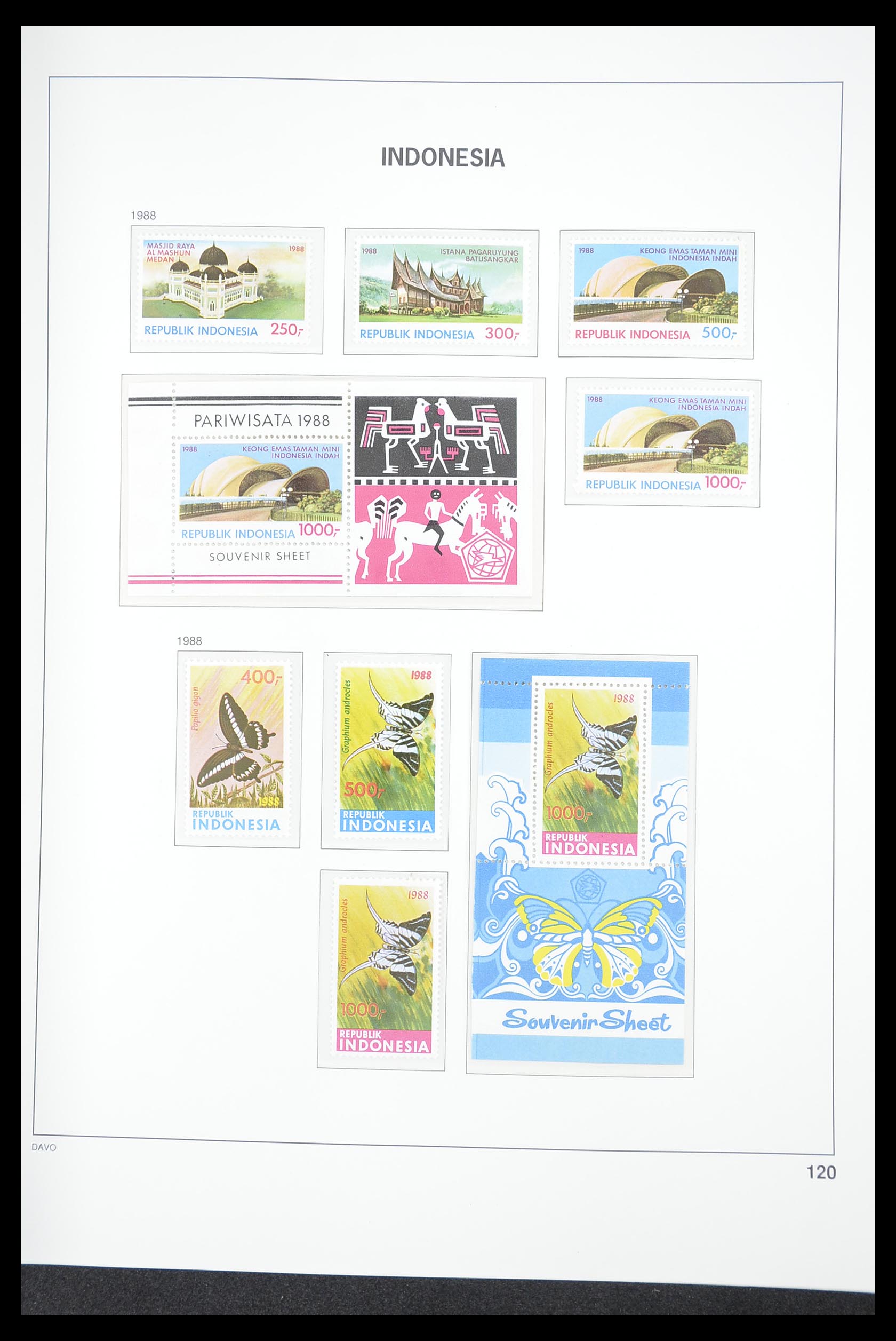33374 124 - Postzegelverzameling 33374 Indonesië 1949-1995.