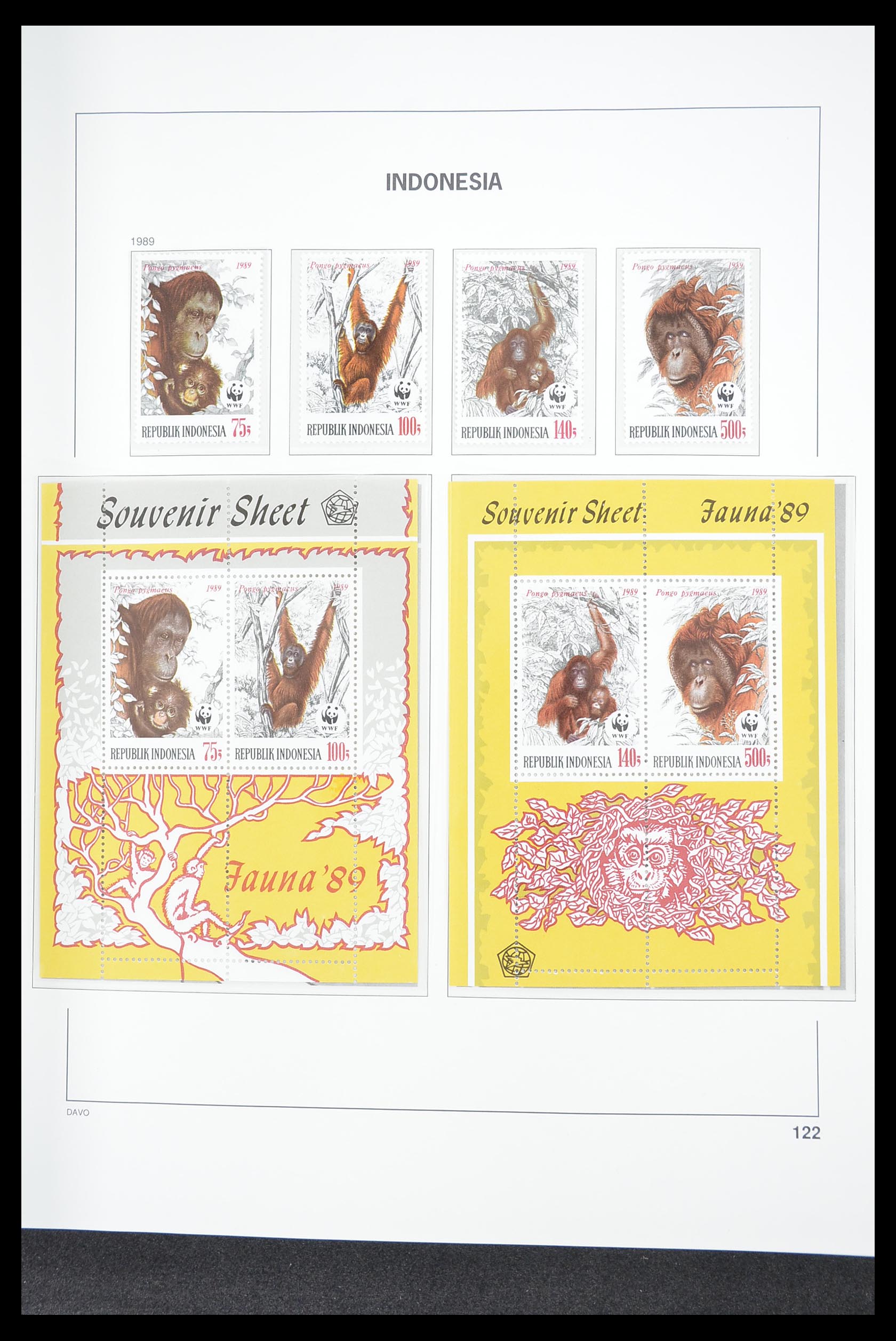 33374 126 - Postzegelverzameling 33374 Indonesië 1949-1995.