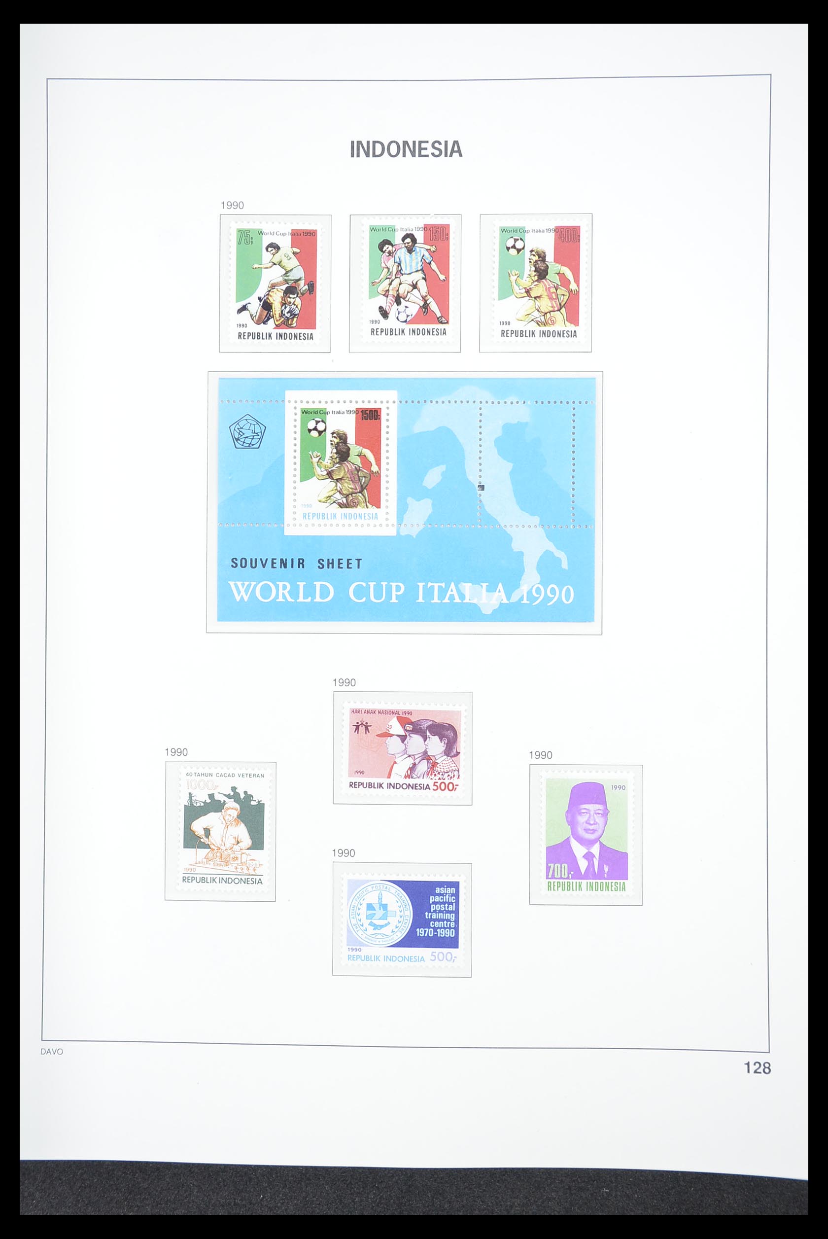 33374 132 - Postzegelverzameling 33374 Indonesië 1949-1995.
