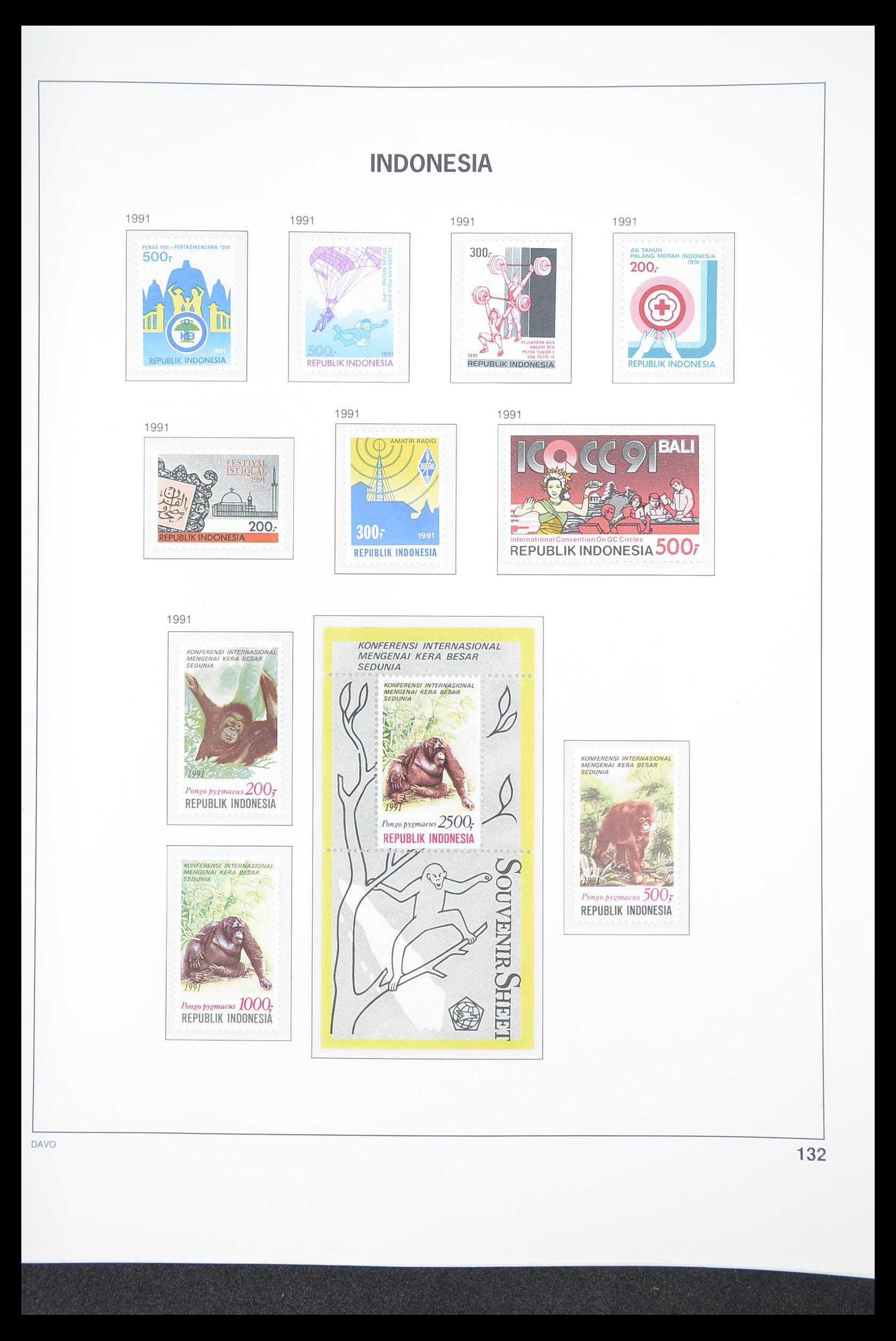 33374 136 - Postzegelverzameling 33374 Indonesië 1949-1995.