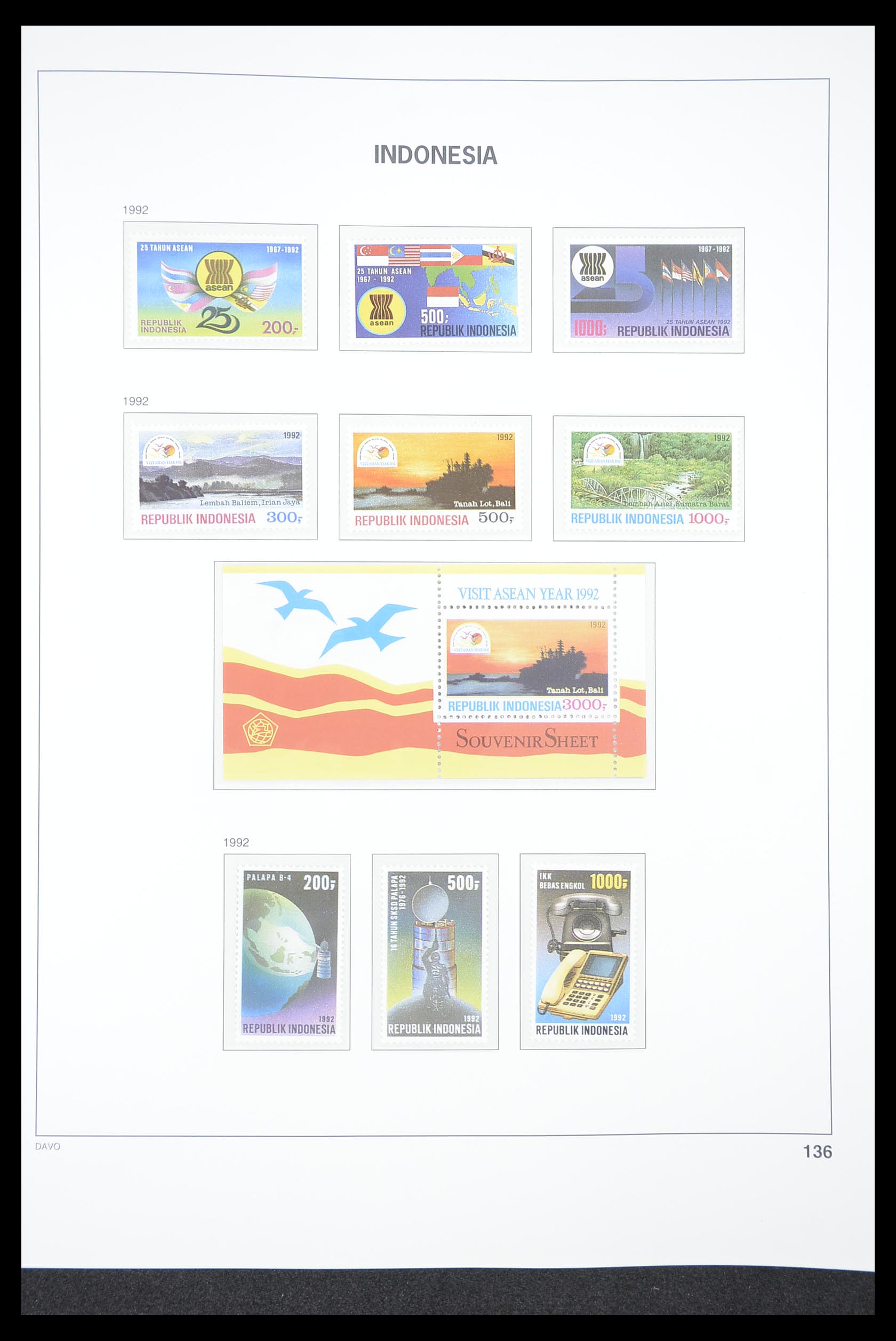 33374 140 - Postzegelverzameling 33374 Indonesië 1949-1995.