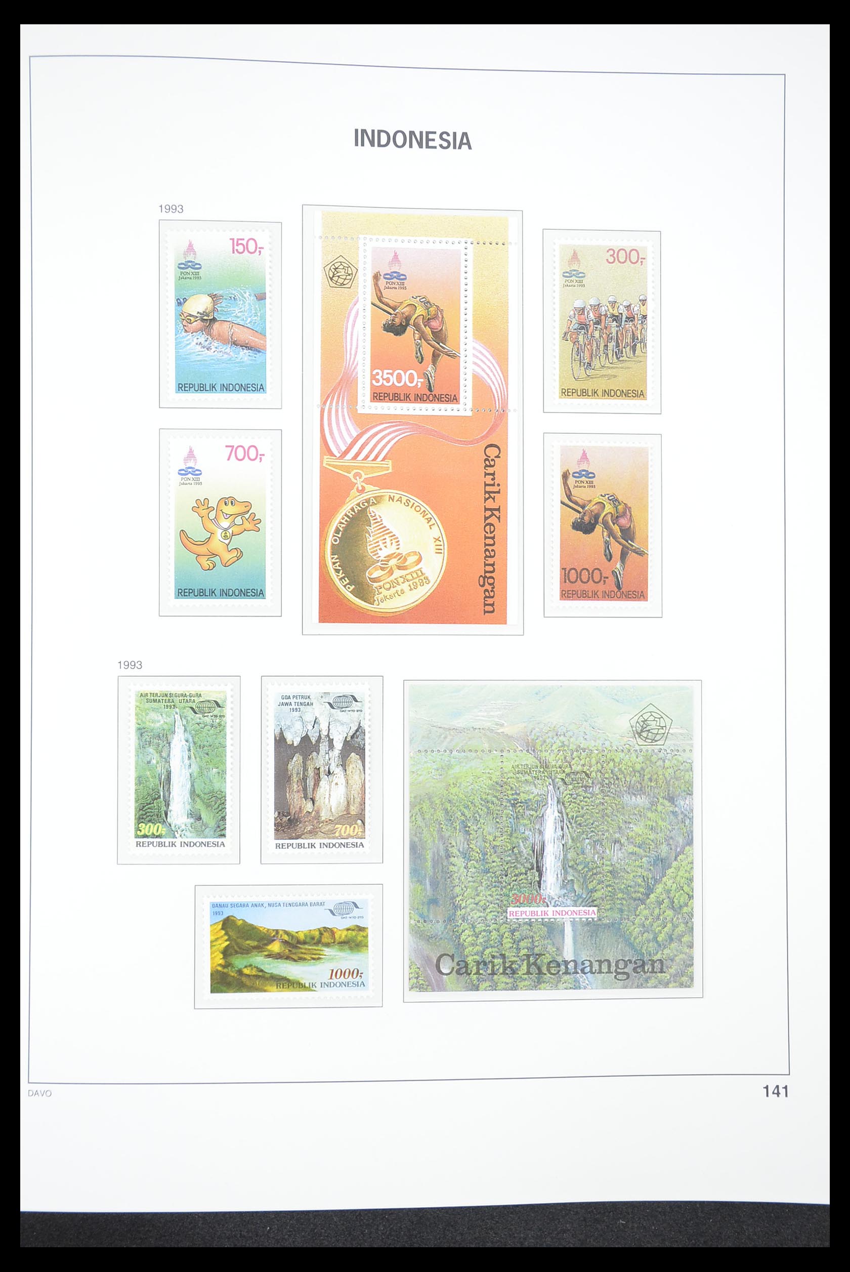 33374 145 - Postzegelverzameling 33374 Indonesië 1949-1995.