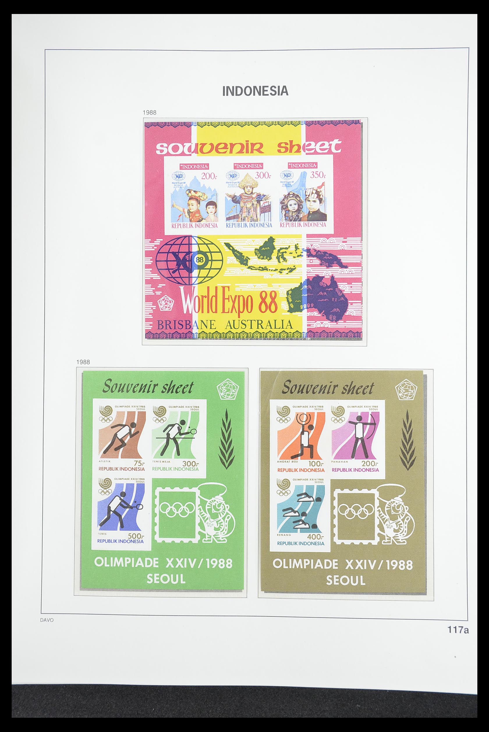 33374 156 - Postzegelverzameling 33374 Indonesië 1949-1995.