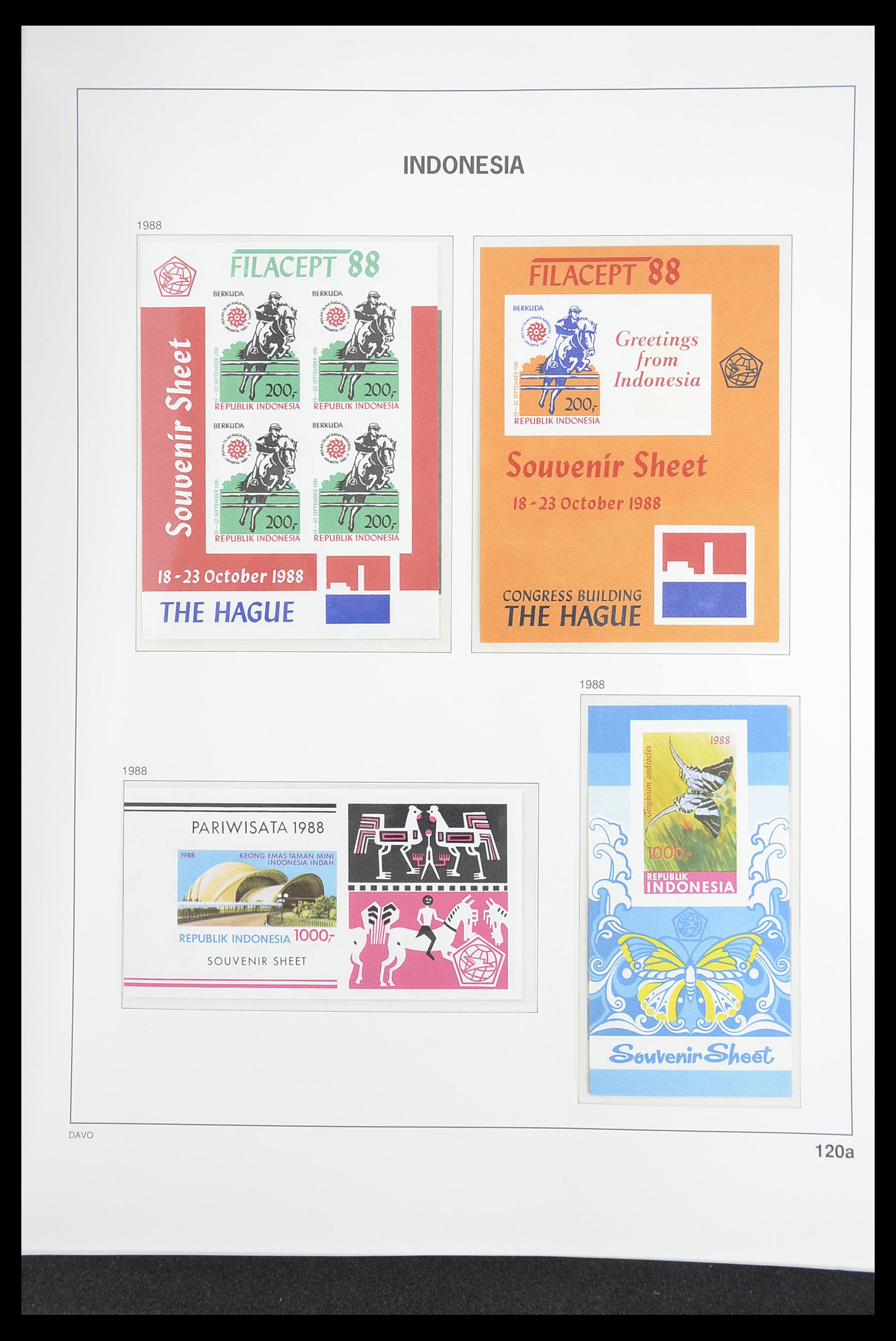 33374 157 - Postzegelverzameling 33374 Indonesië 1949-1995.