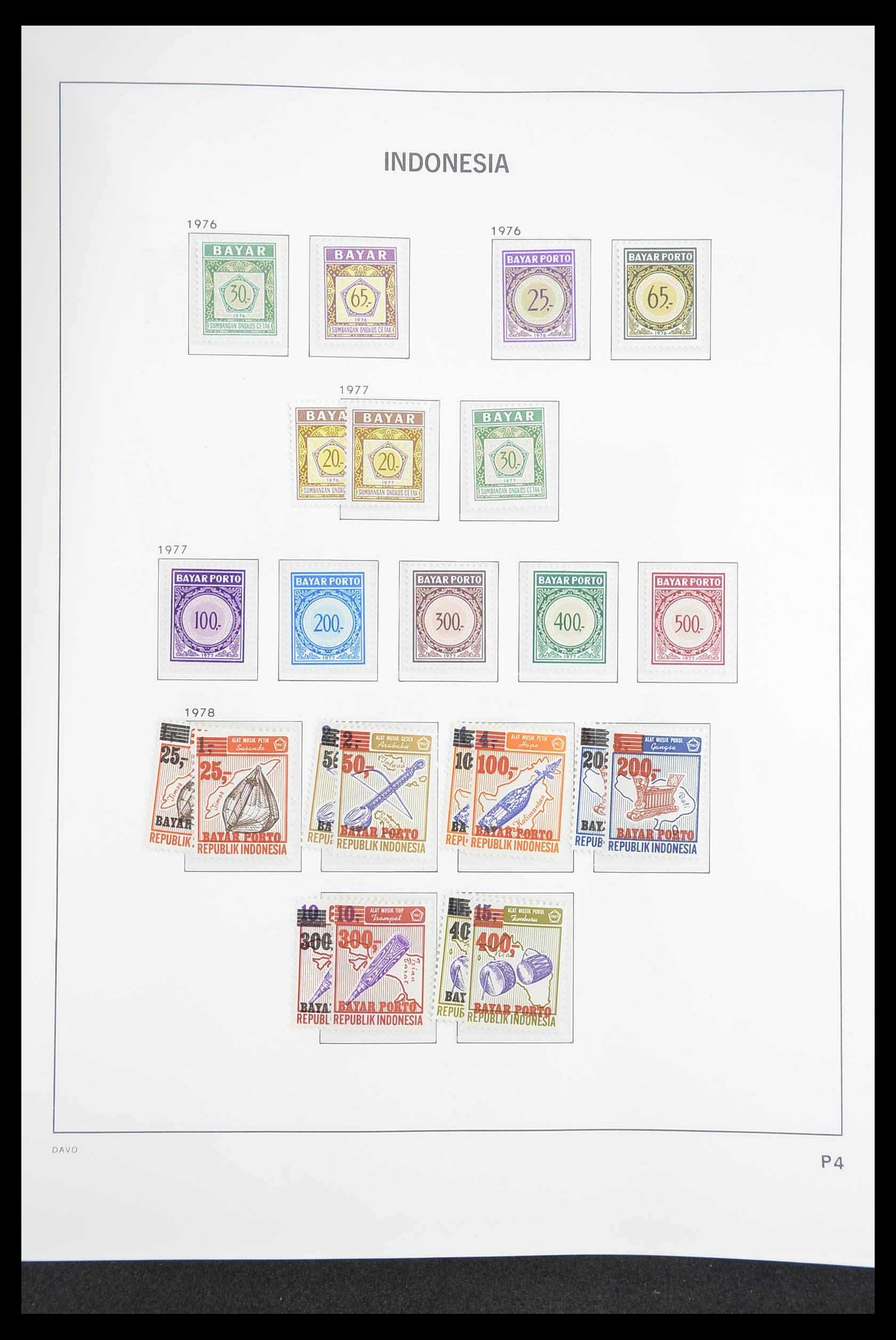33374 161 - Postzegelverzameling 33374 Indonesië 1949-1995.