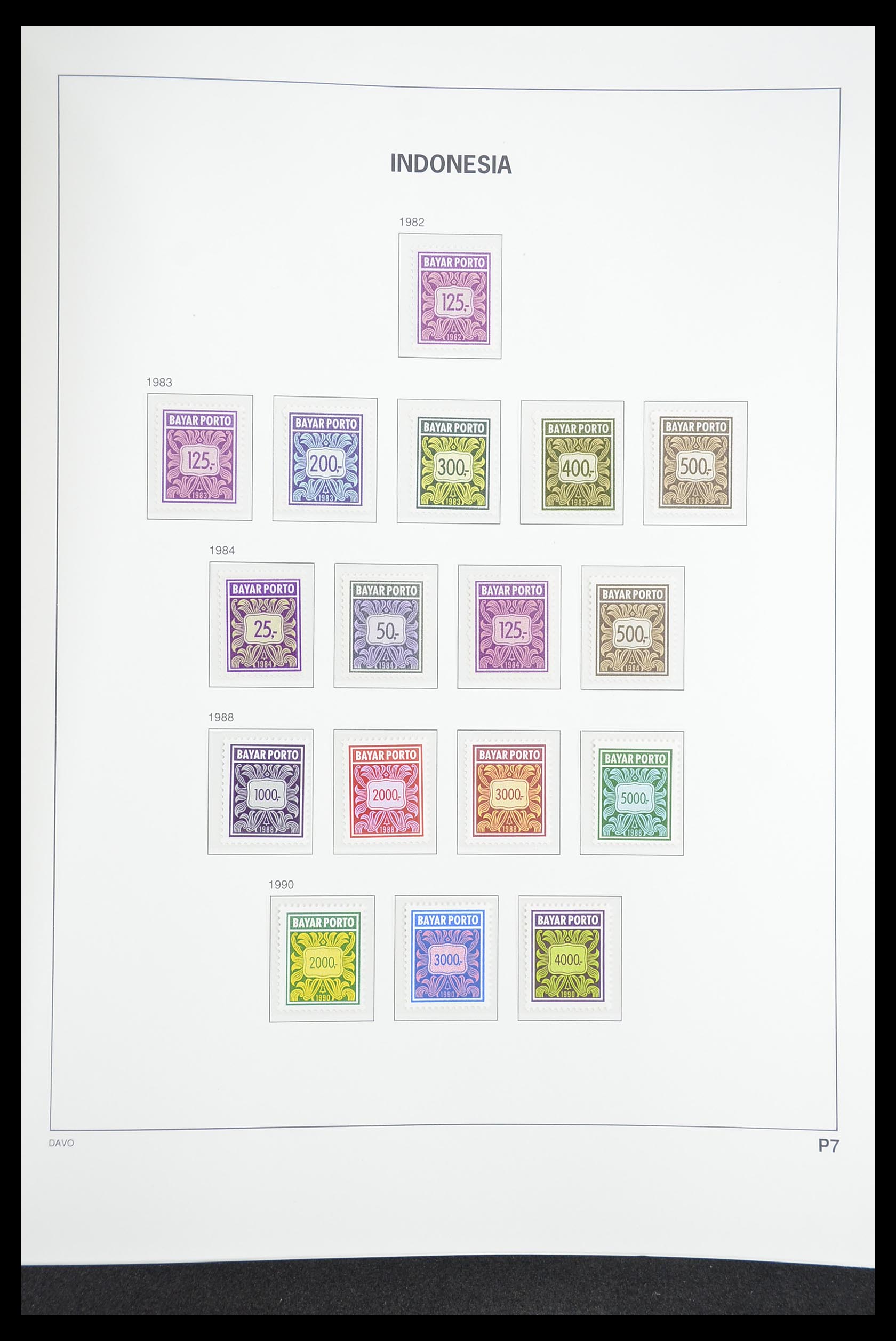 33374 164 - Postzegelverzameling 33374 Indonesië 1949-1995.
