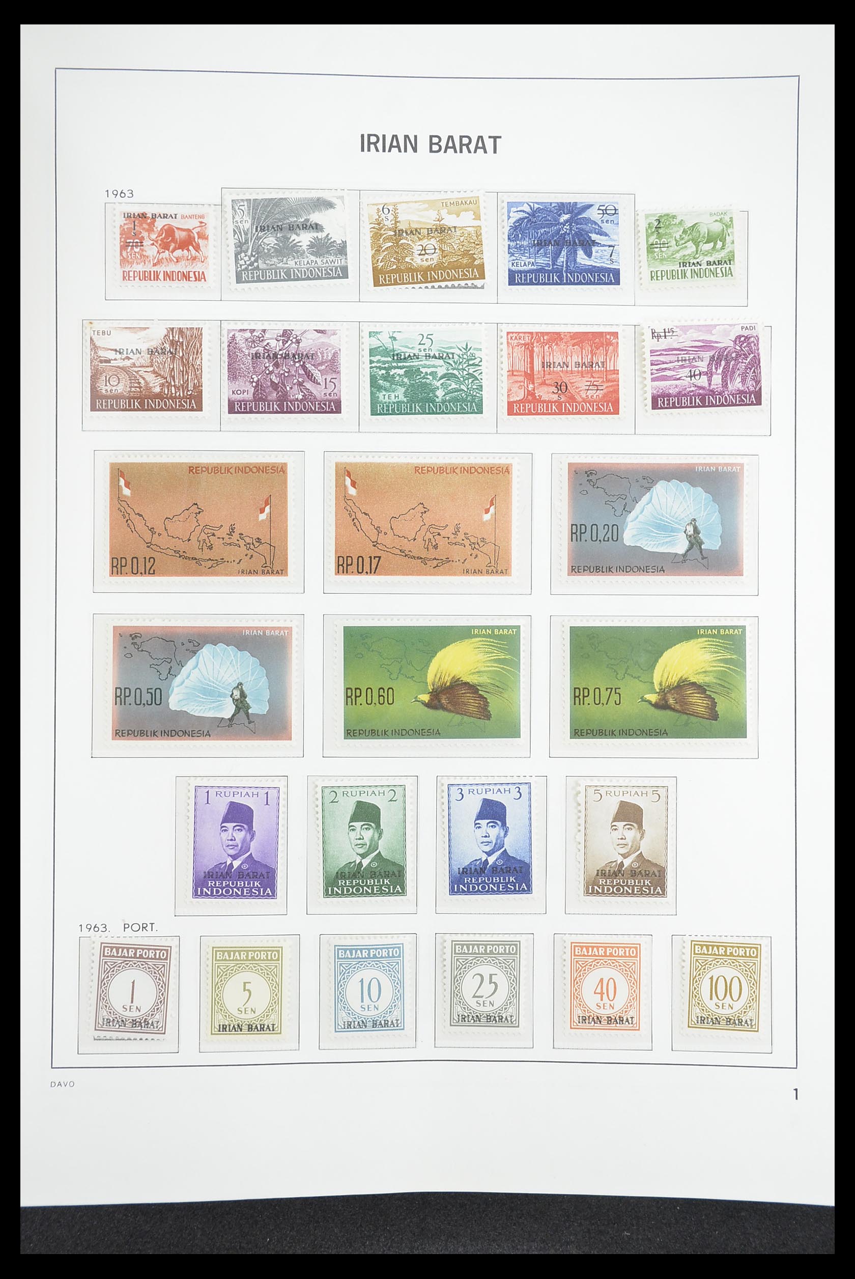 33374 166 - Postzegelverzameling 33374 Indonesië 1949-1995.