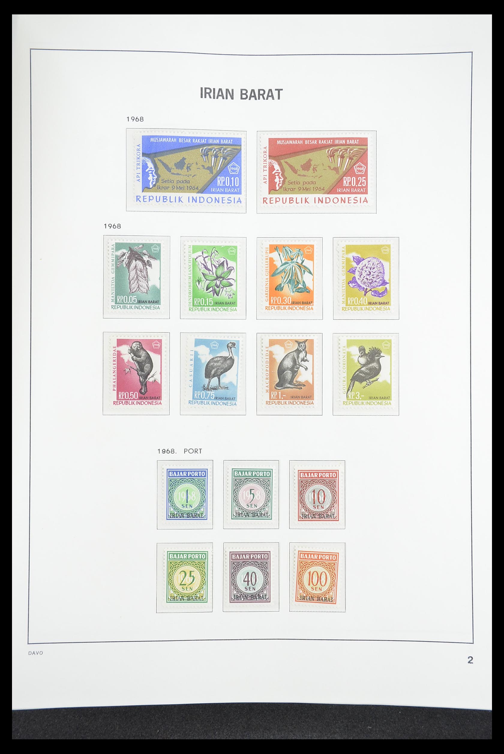 33374 167 - Postzegelverzameling 33374 Indonesië 1949-1995.