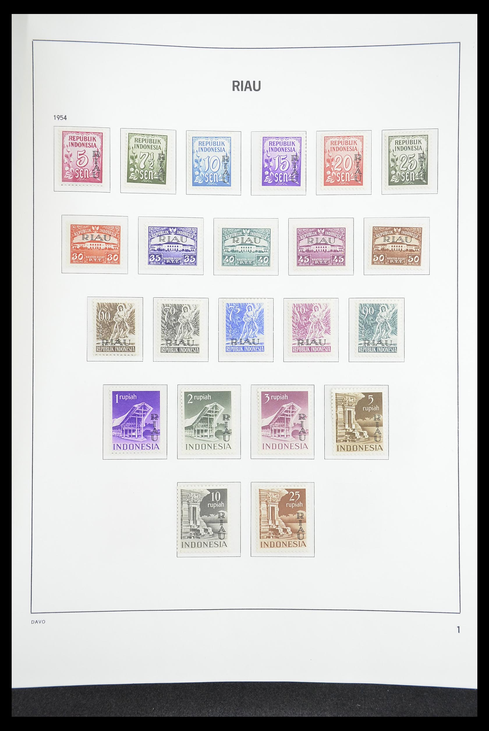 33374 169 - Postzegelverzameling 33374 Indonesië 1949-1995.