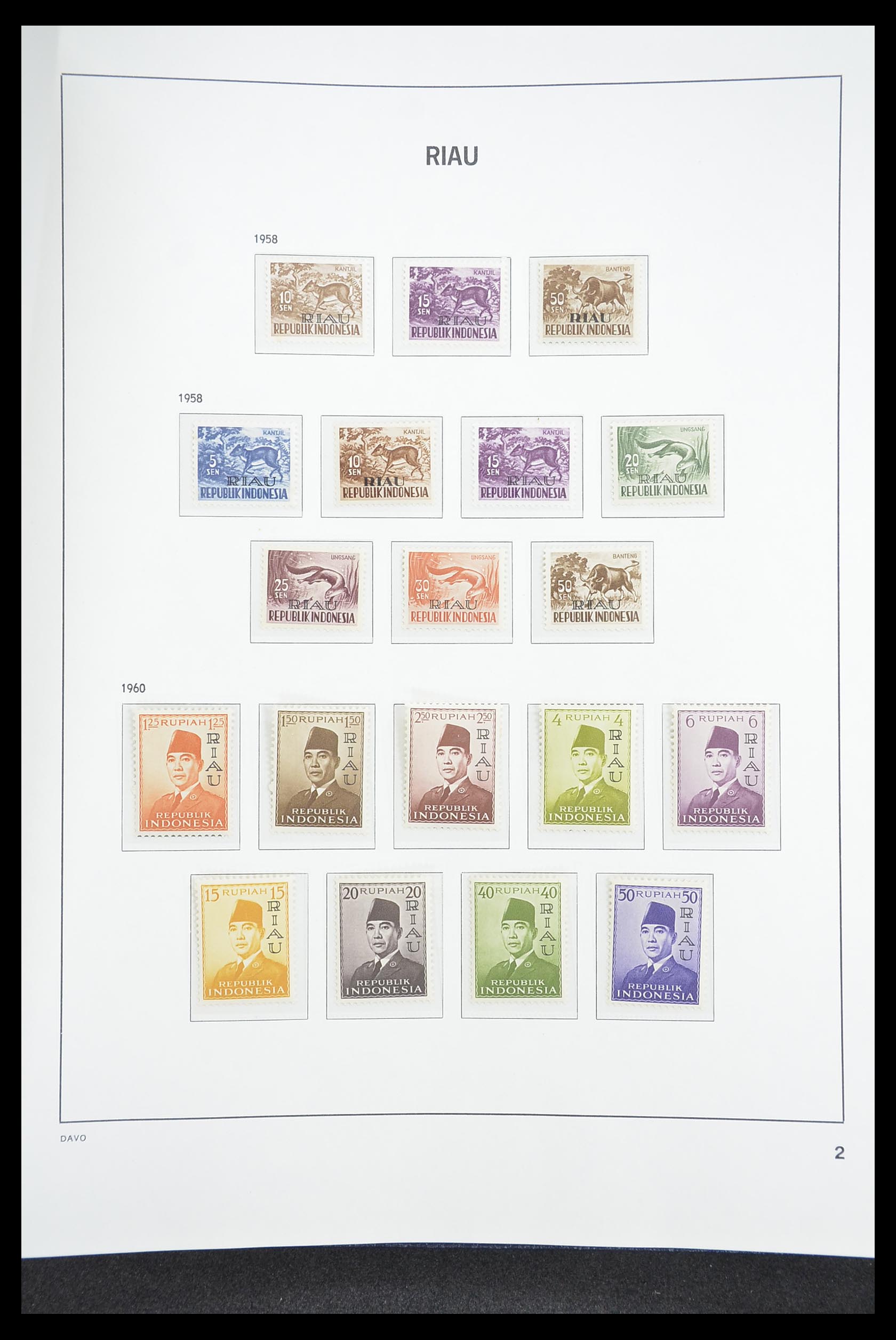 33374 170 - Postzegelverzameling 33374 Indonesië 1949-1995.