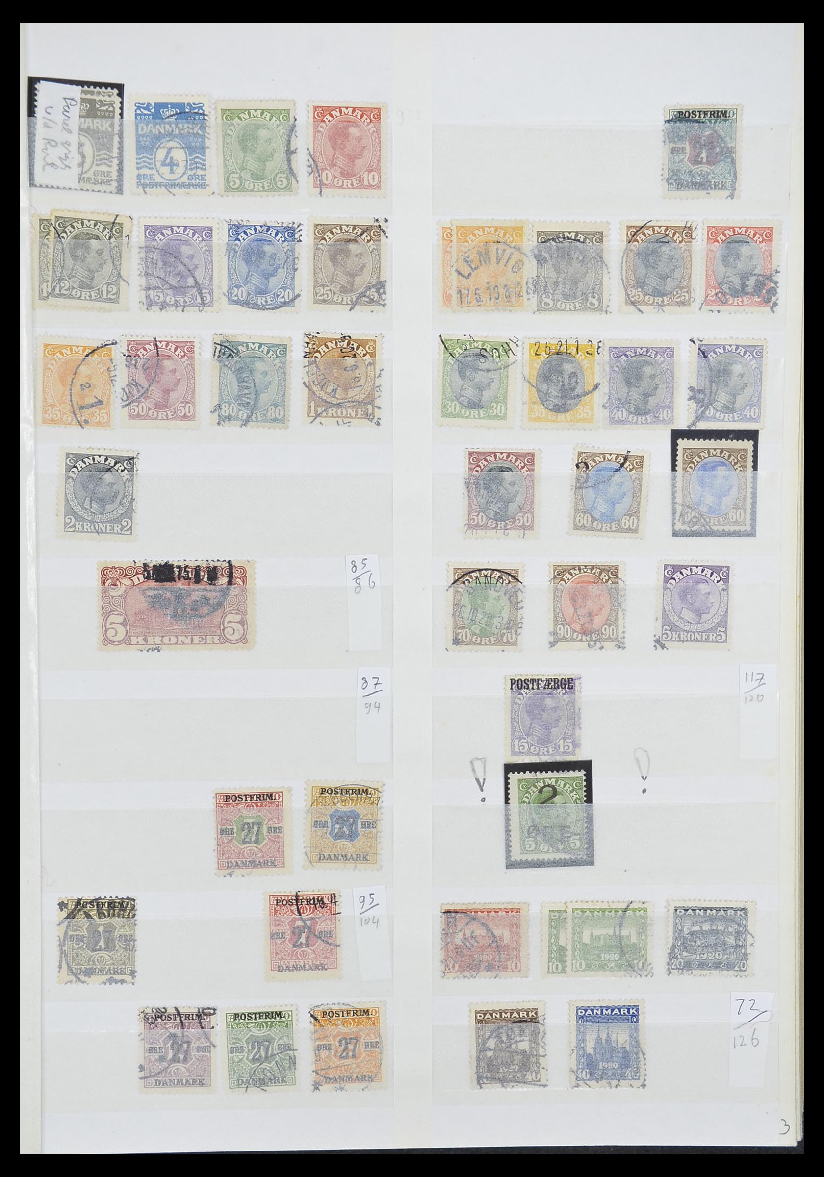 33376 003 - Postzegelverzameling 33376 Denemarken 1851-2007.