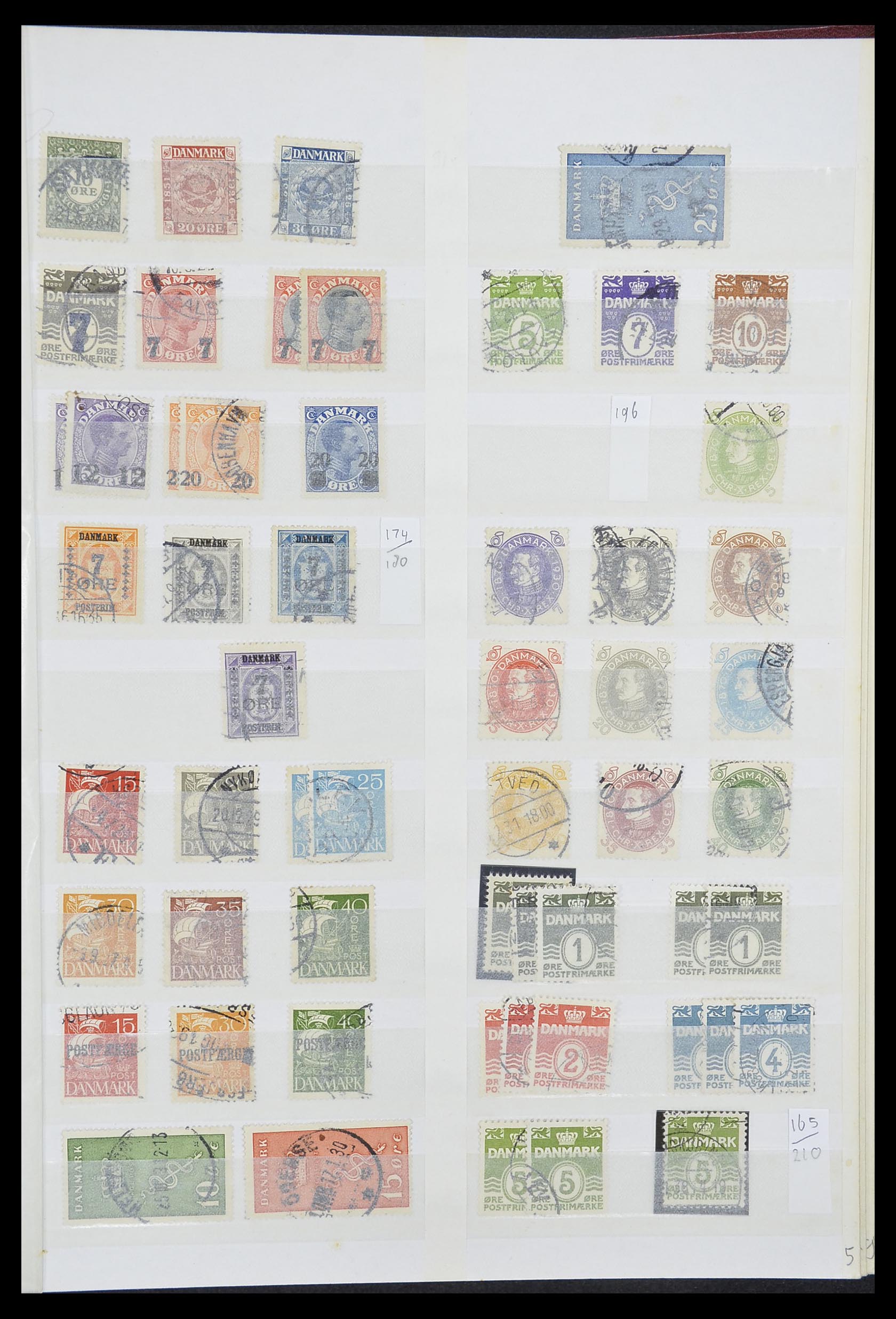 33376 005 - Postzegelverzameling 33376 Denemarken 1851-2007.